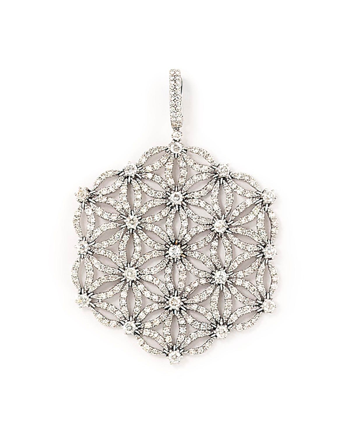 A diamond pendant