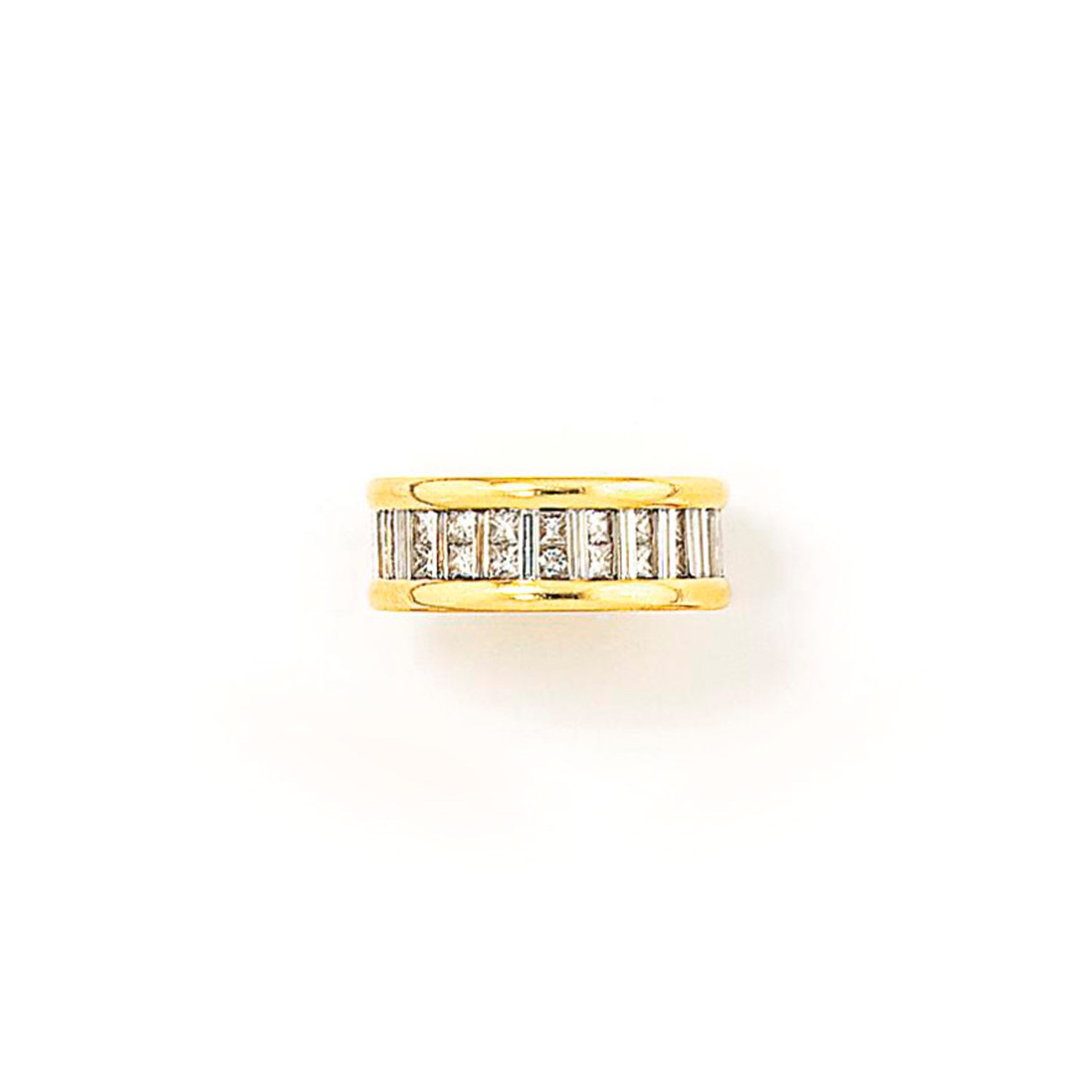 A diamond eternity ring
