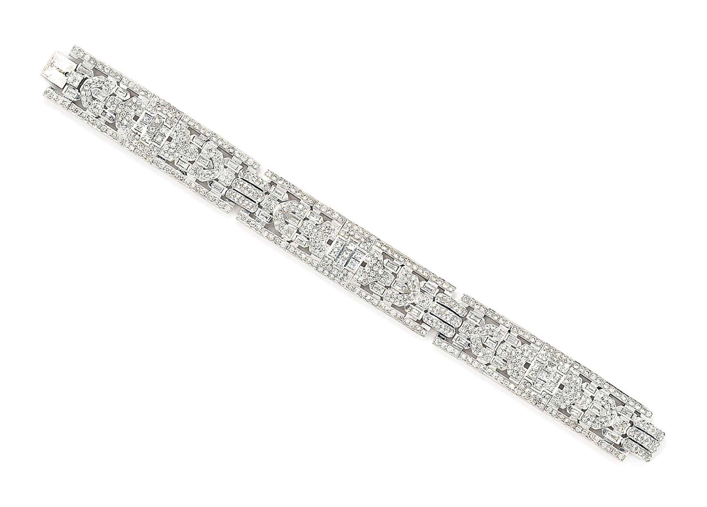 A diamond bracelet