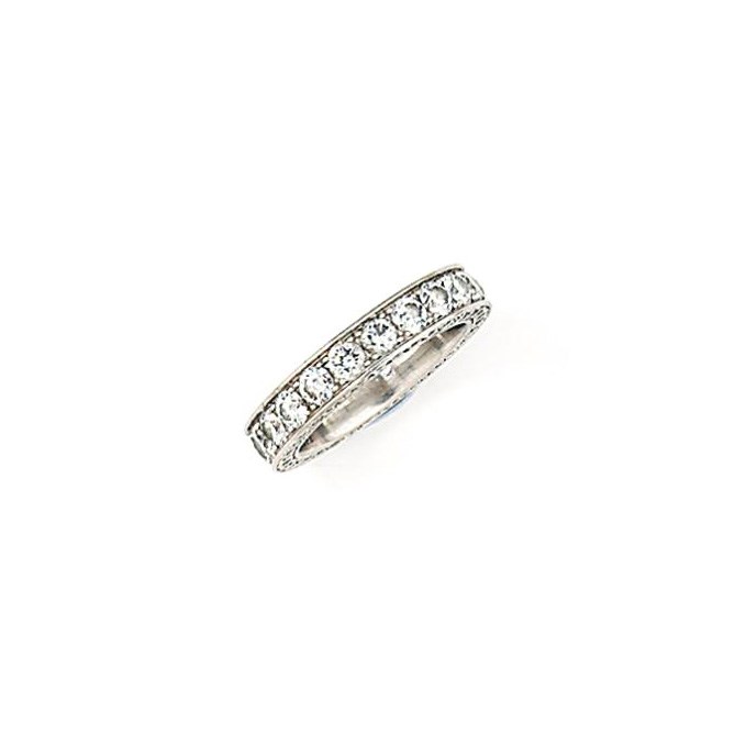 A diamond eternity ring