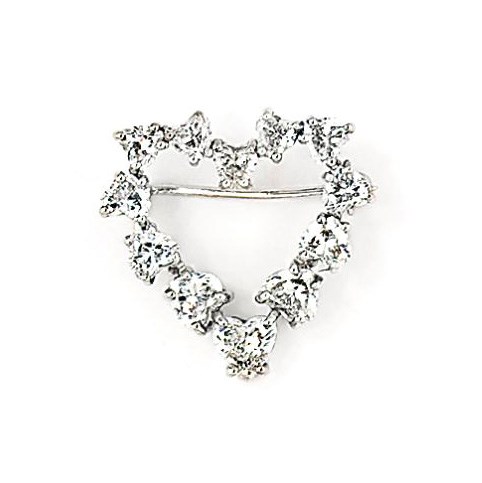 A diamond brooch