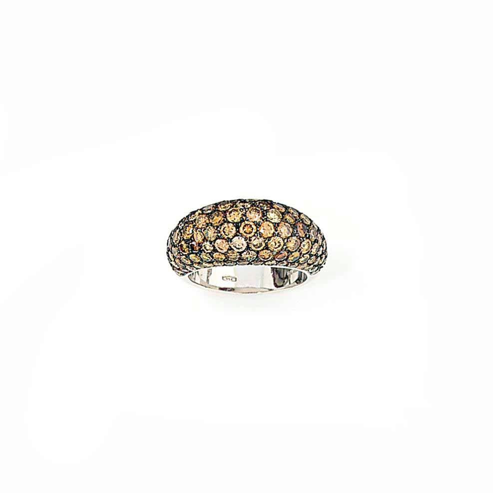 A COLOURED DIAMOND RING, BY CHATILA