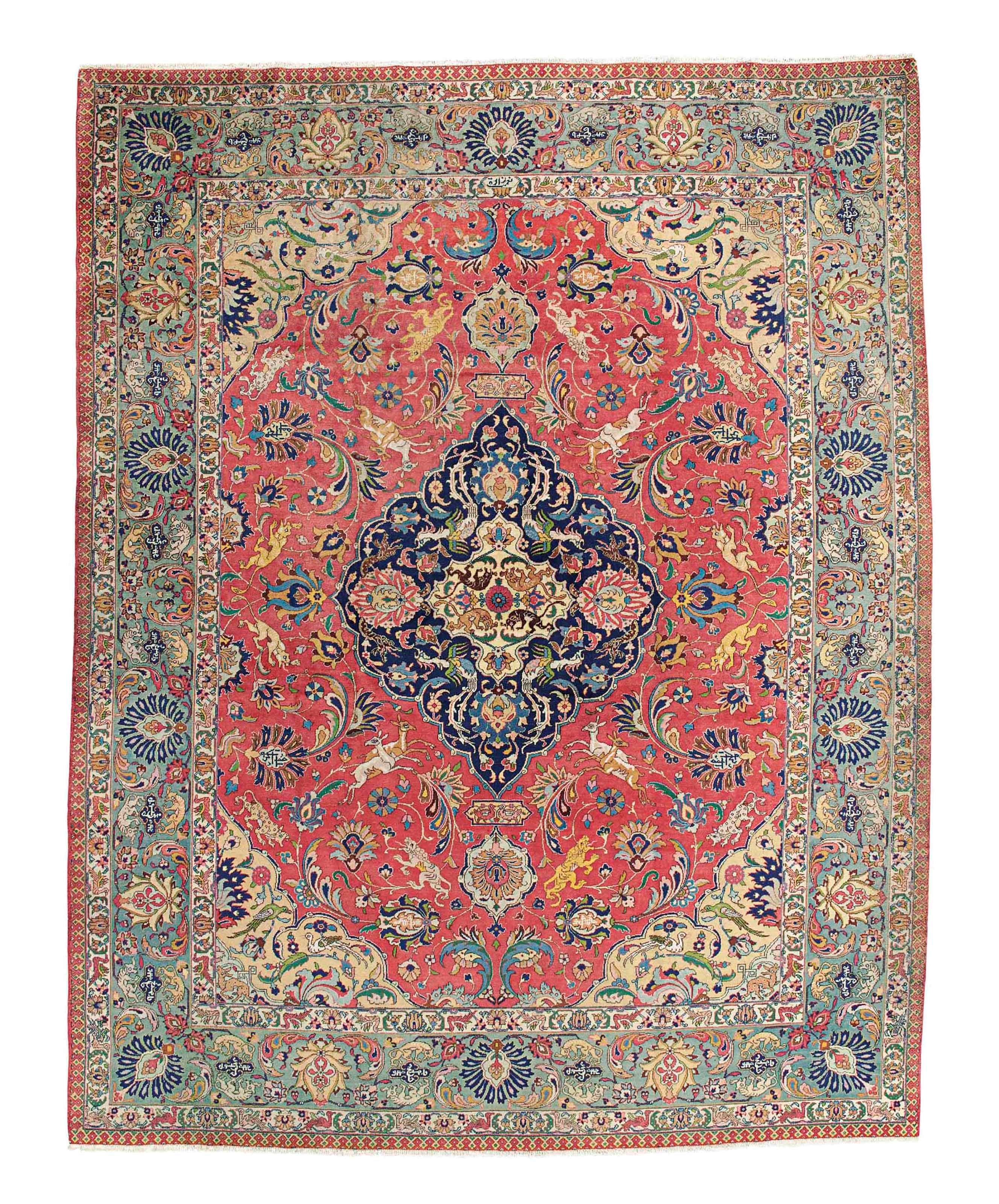 A fine Tabriz carpet