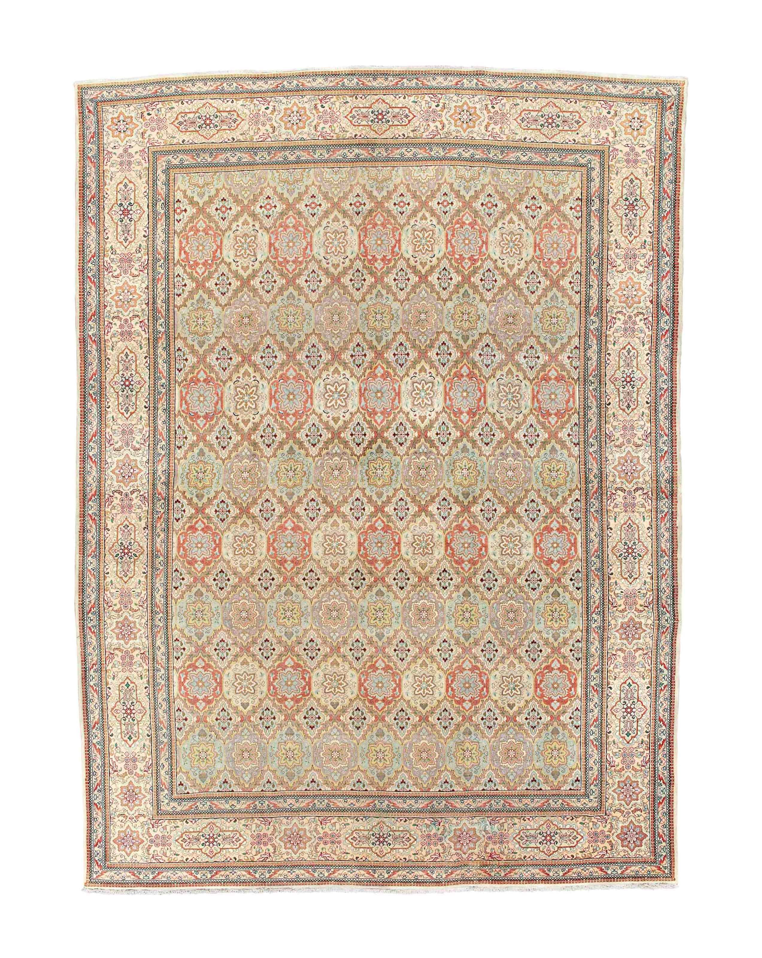 A fine Tabriz carpet