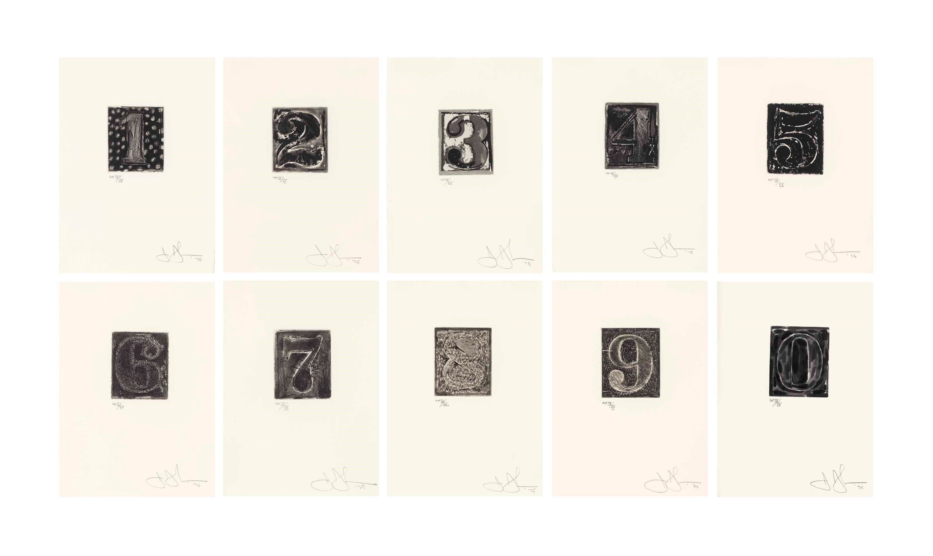 JASPER JOHNS (B. 1930)