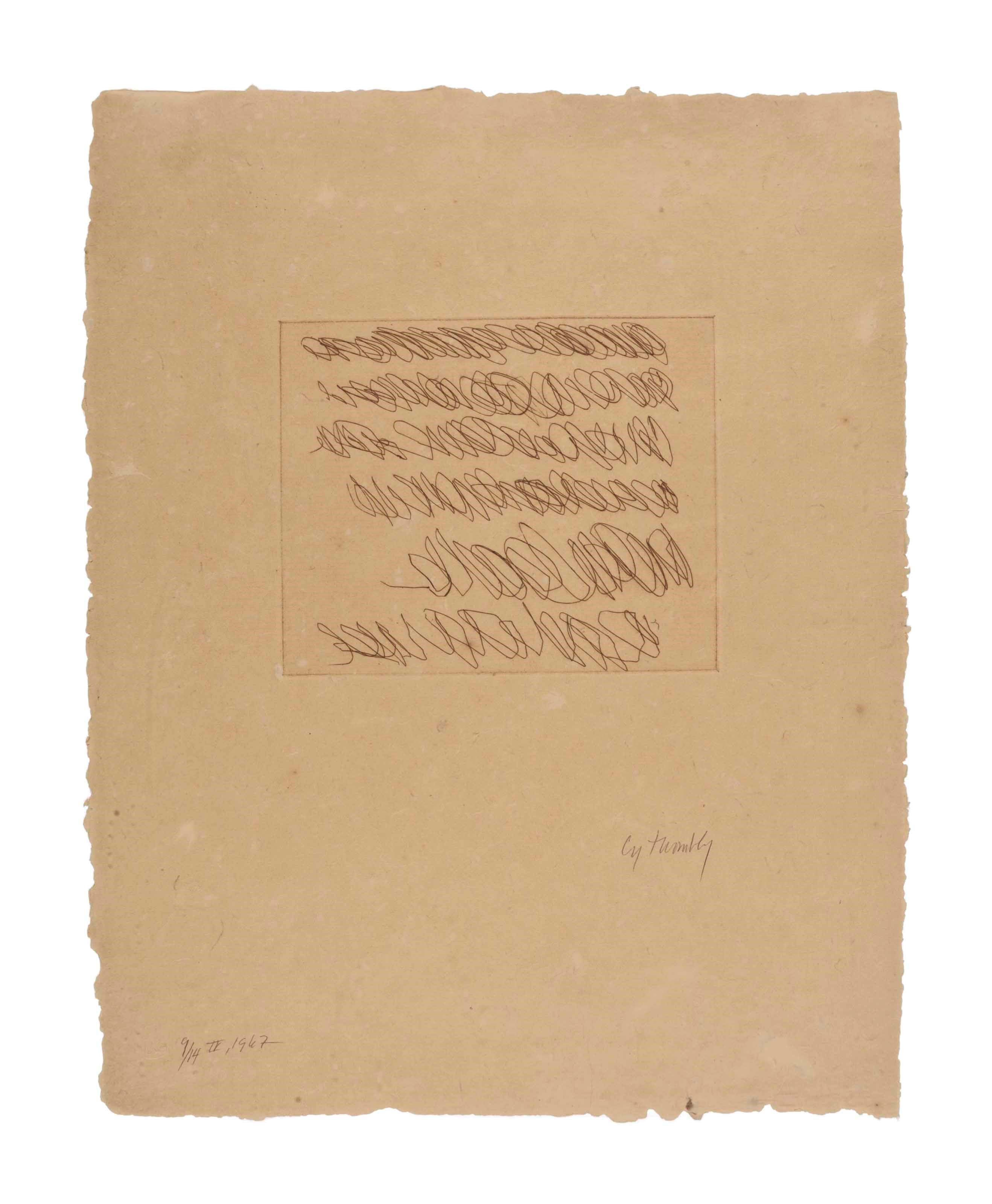 CY TWOMBLY (1928-2011)