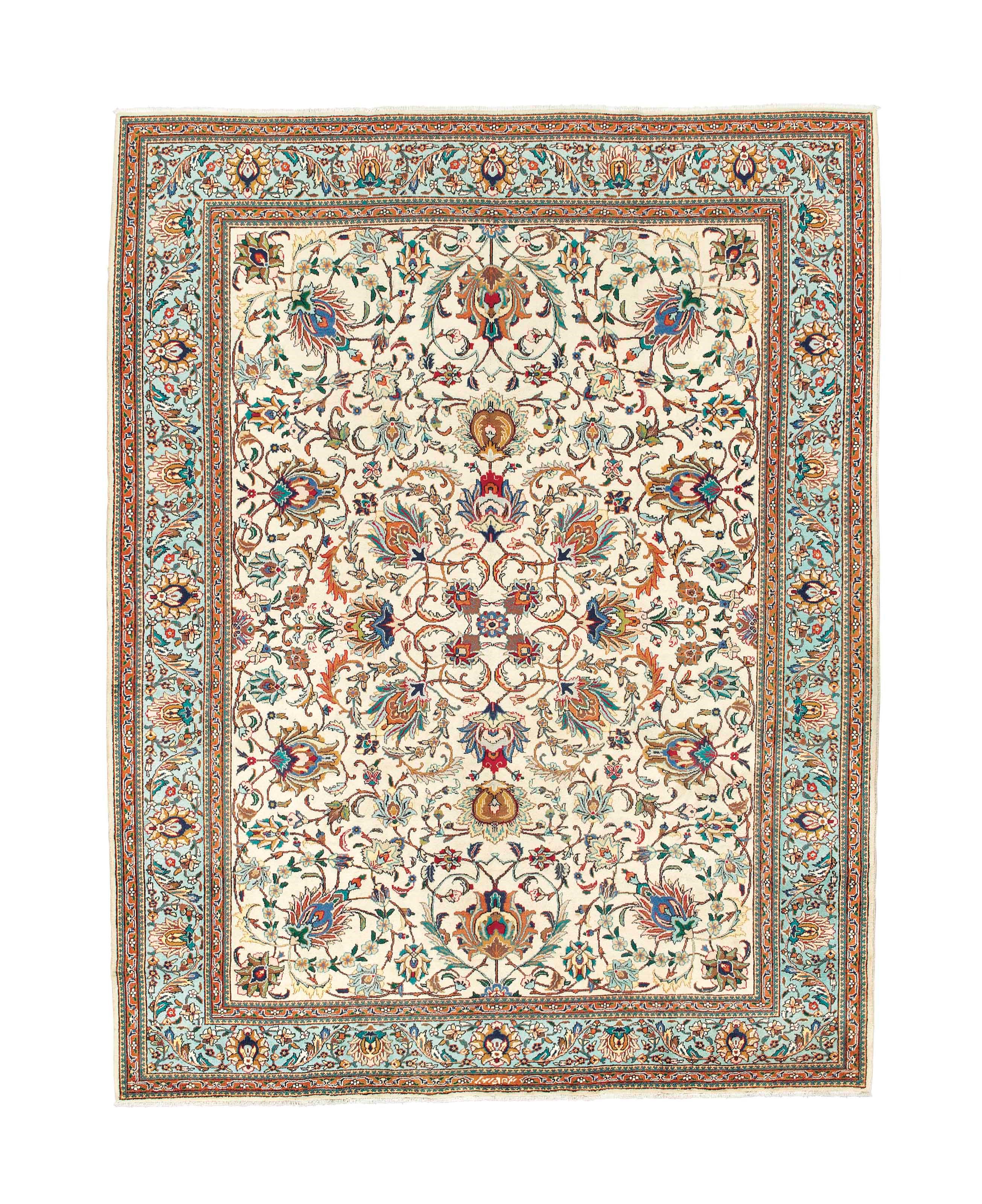 A fine Tabriz carpet