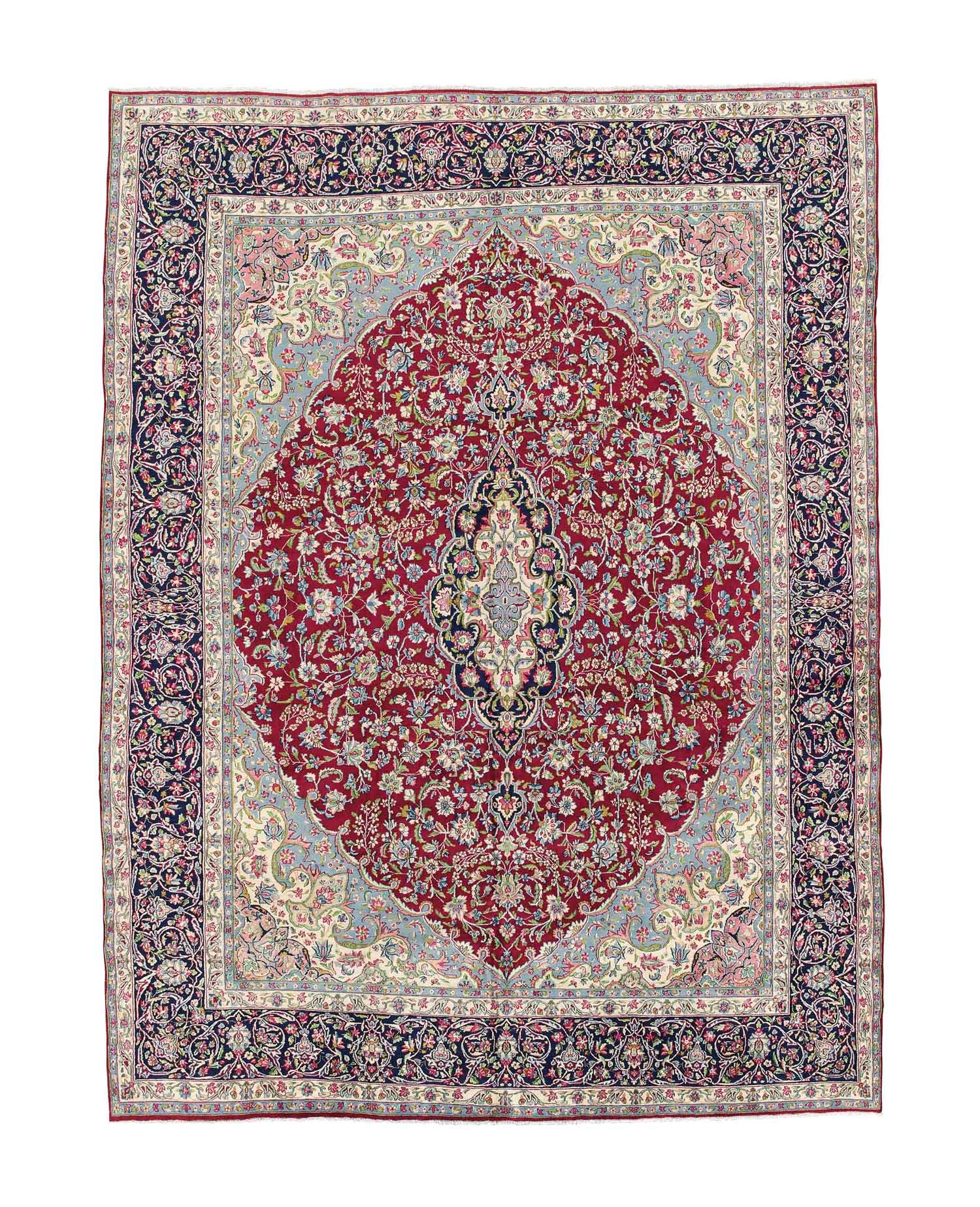 A fine Kirman carpet