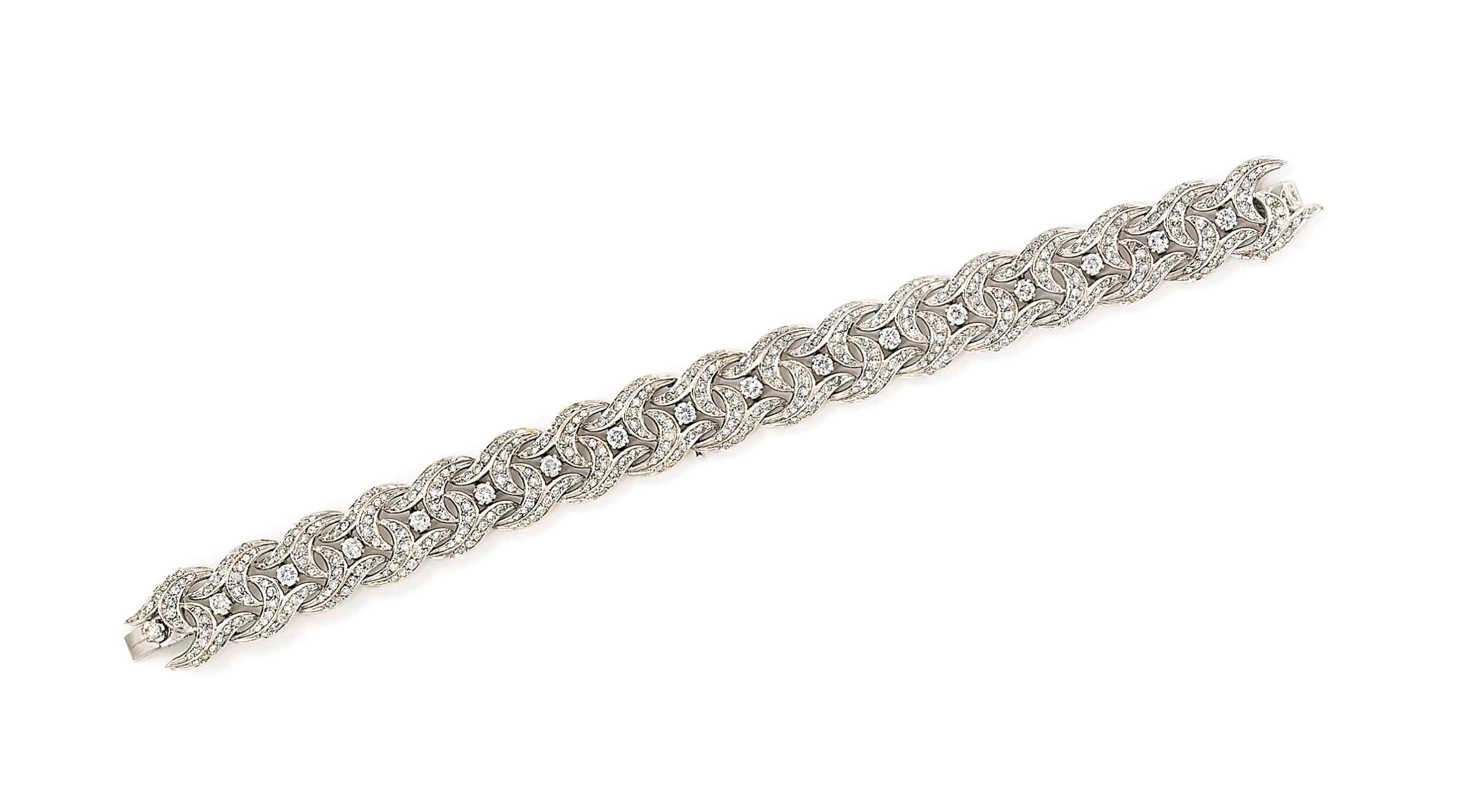 A DIAMOND-SET BRACELET