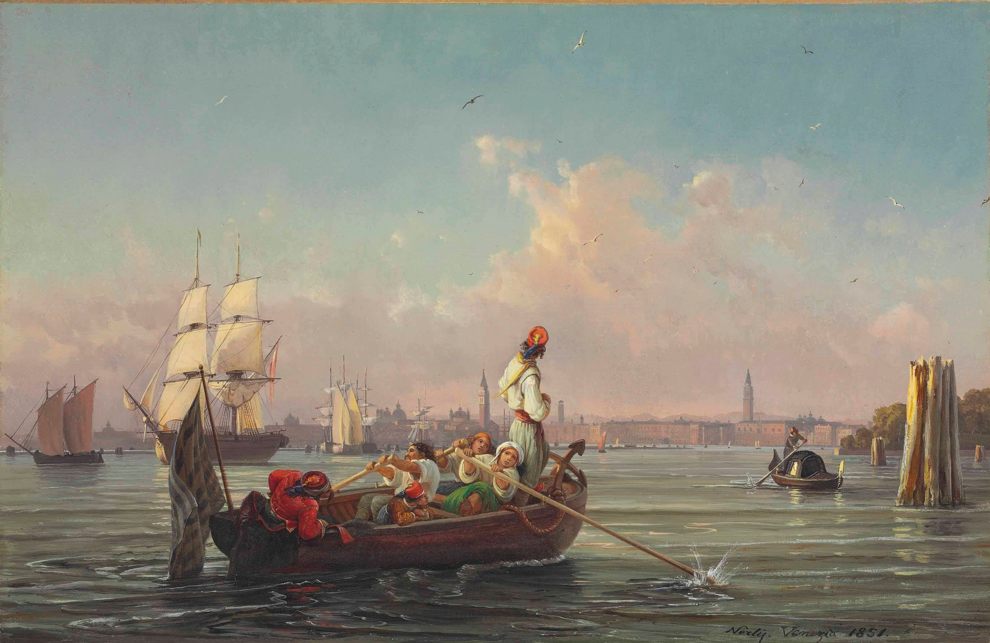 Friedrich Nerly (Erfurt 1807-1878 Venice)