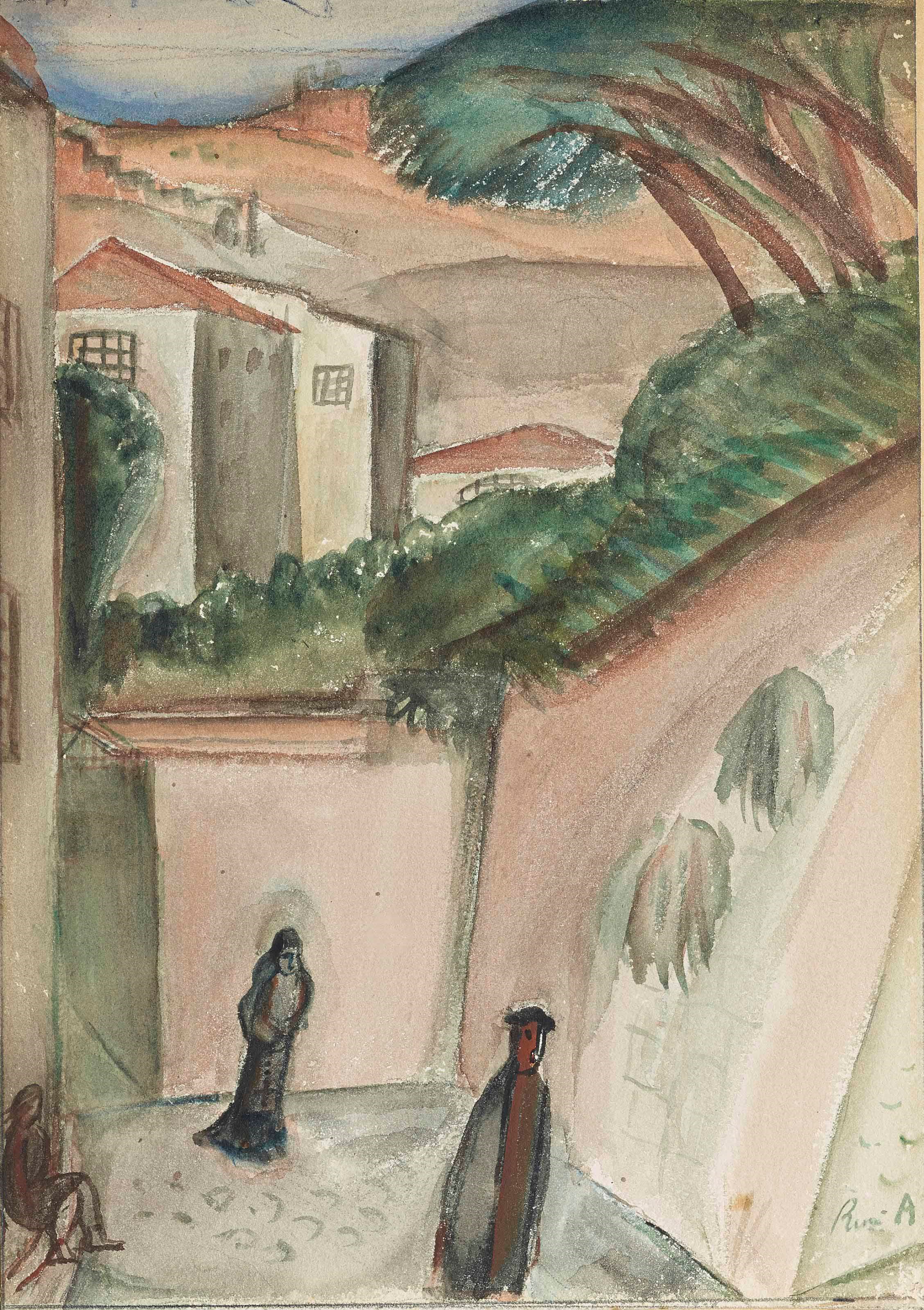 RENE AUBERJONOIS (1872-1957)