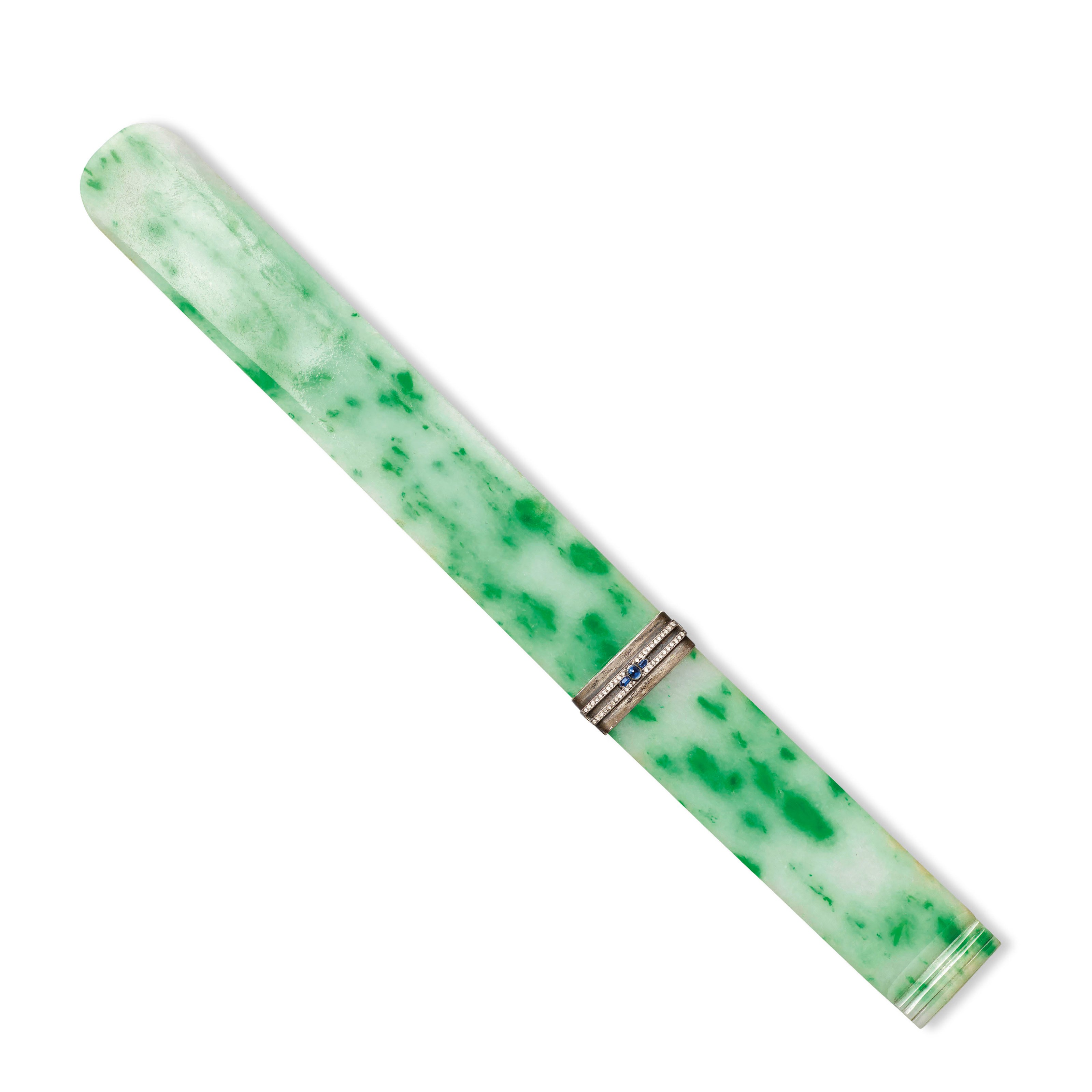 A JADEITE LETTER OPENER