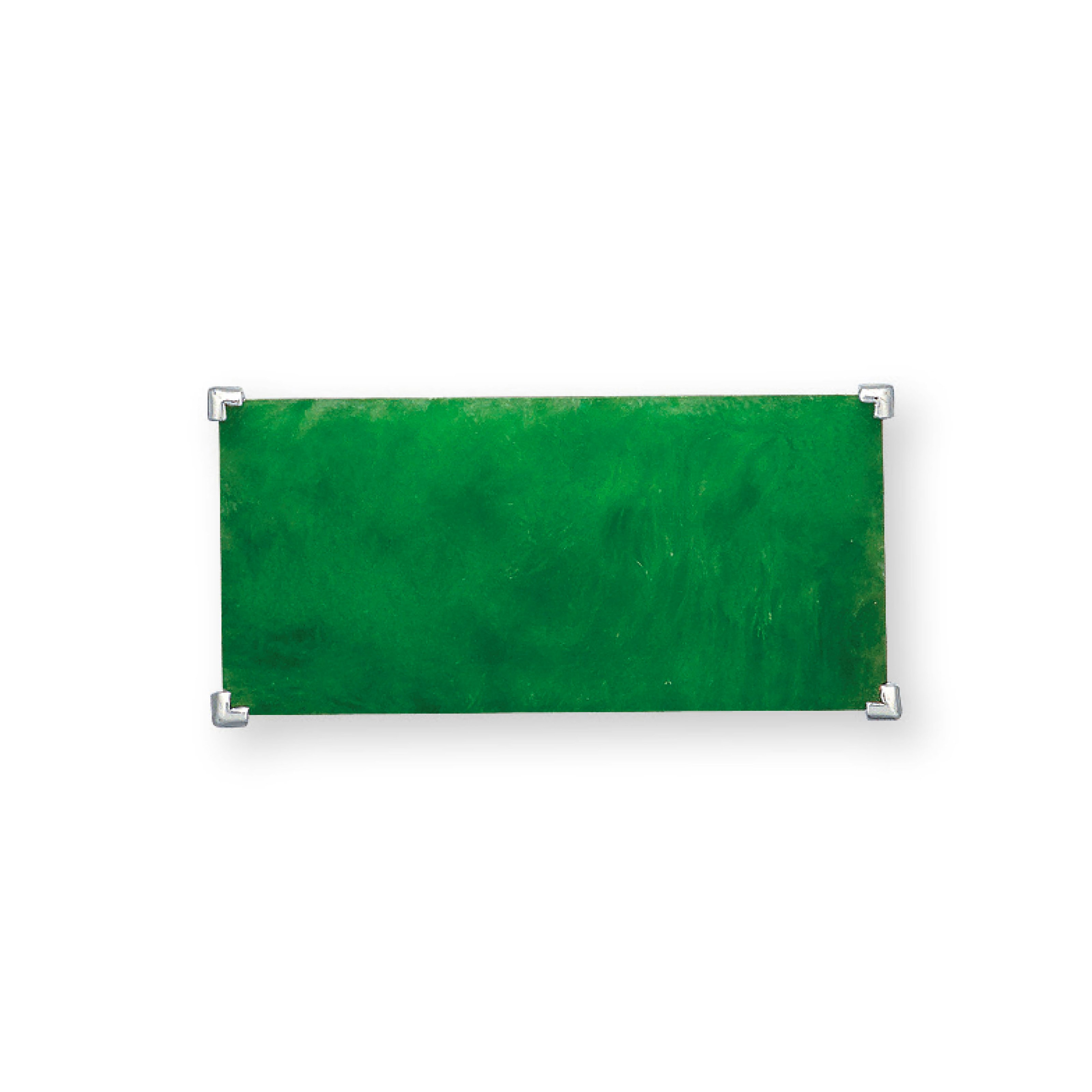 A JADEITE OBI CLASP
