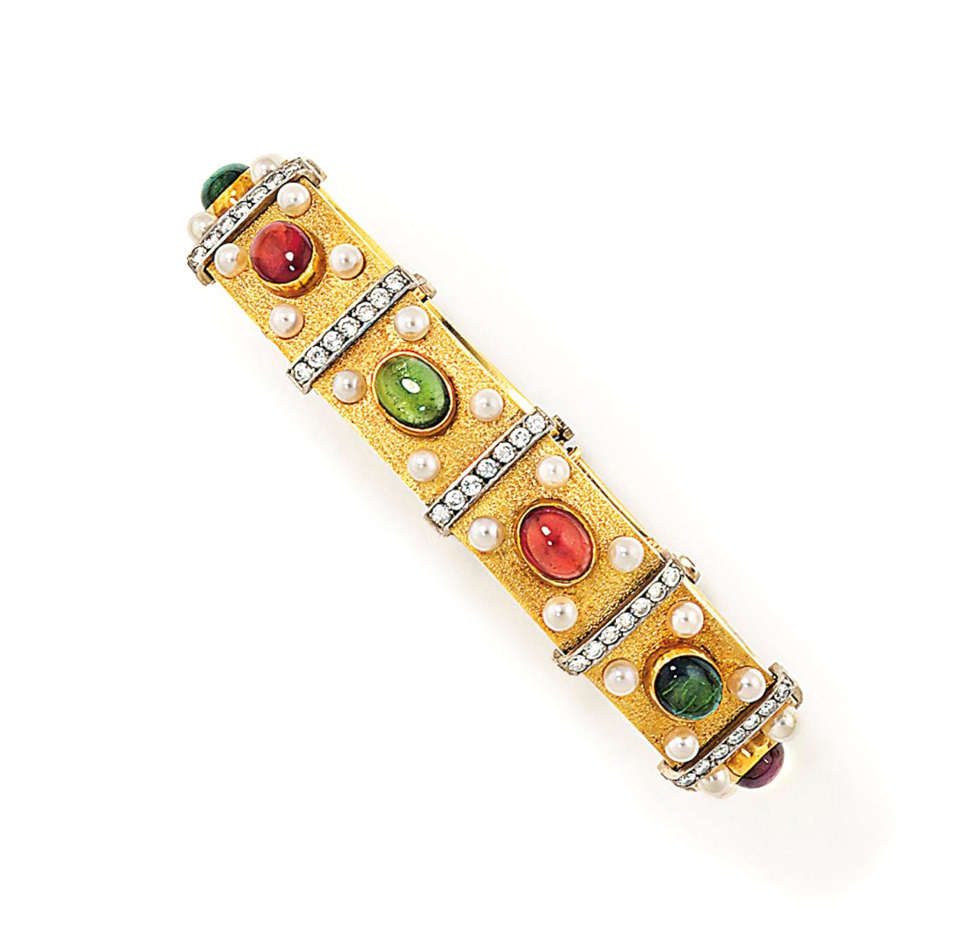 A GEM-SET BRACELET