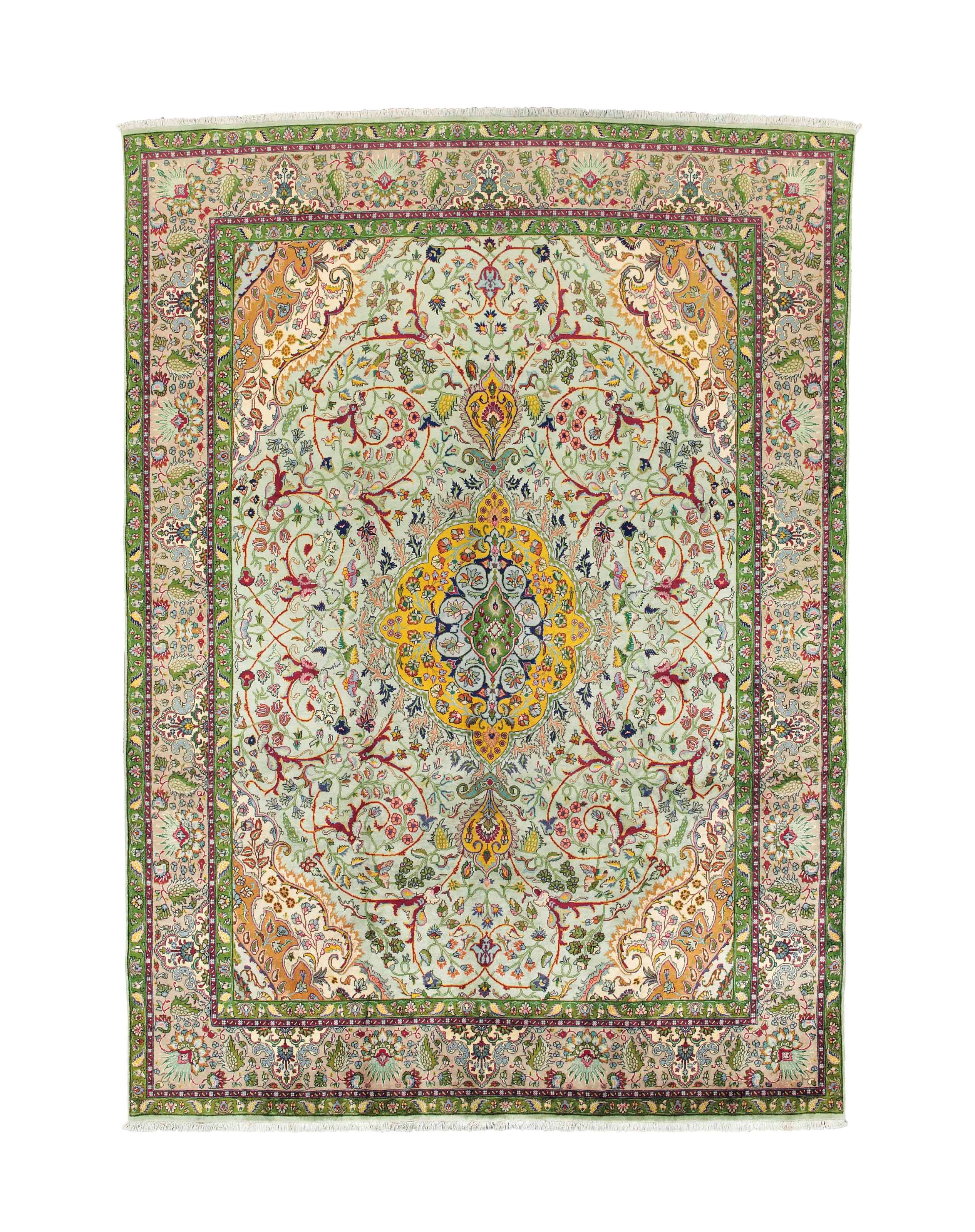 A fine Tabriz carpet