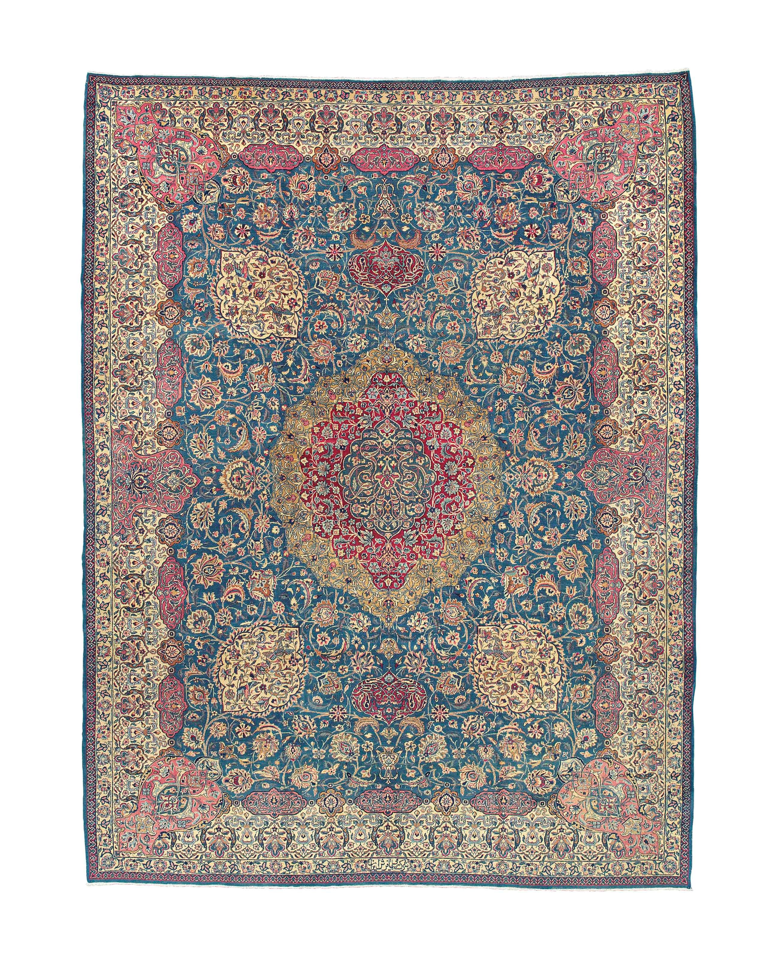 A fine Kirman carpet