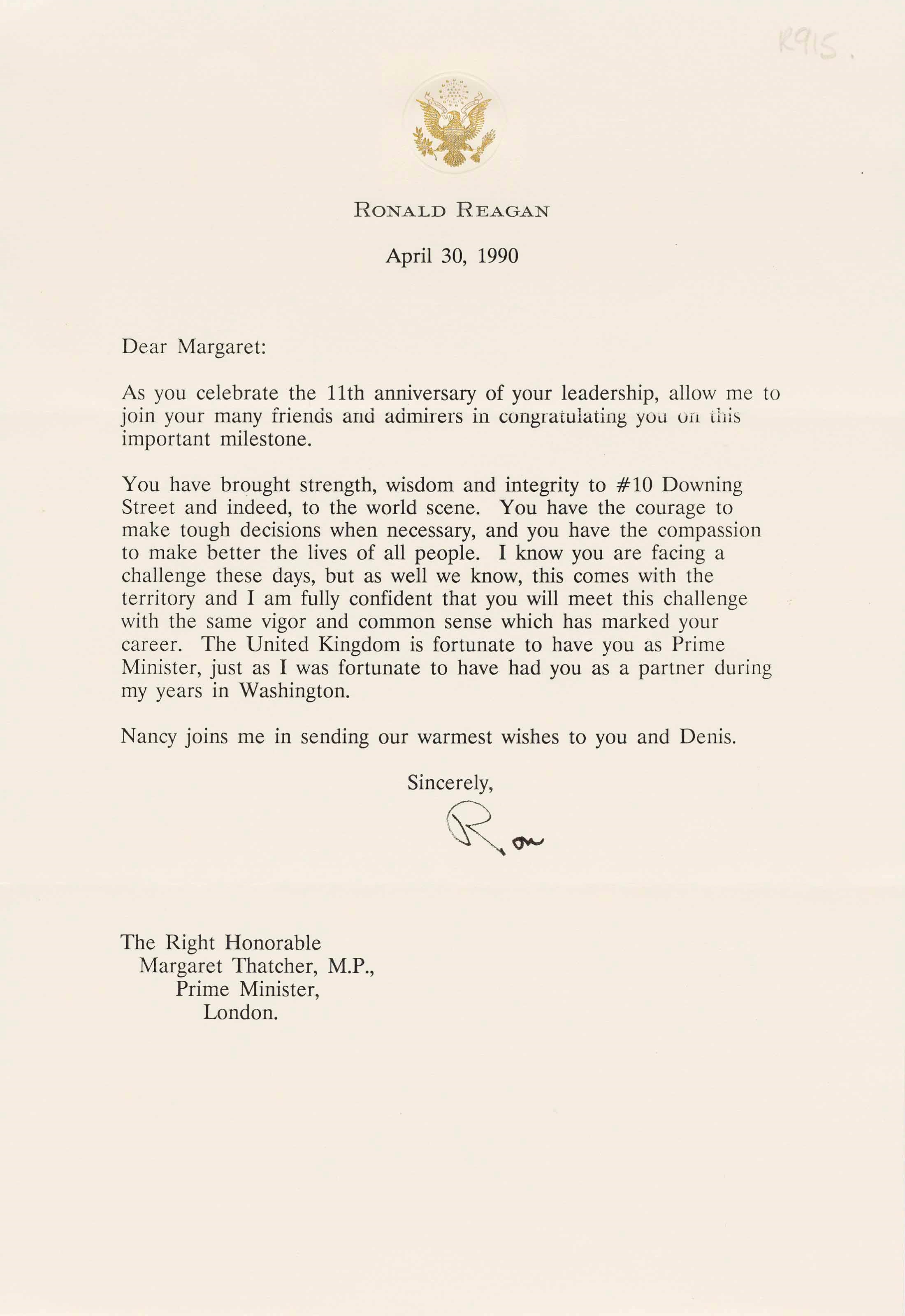 RONALD REAGAN (1911-2004)