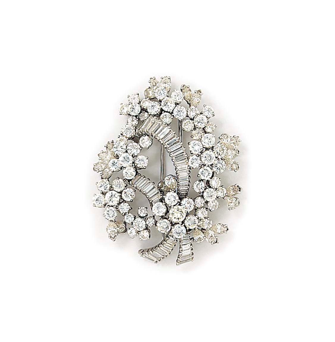 A DIAMOND BROOCH