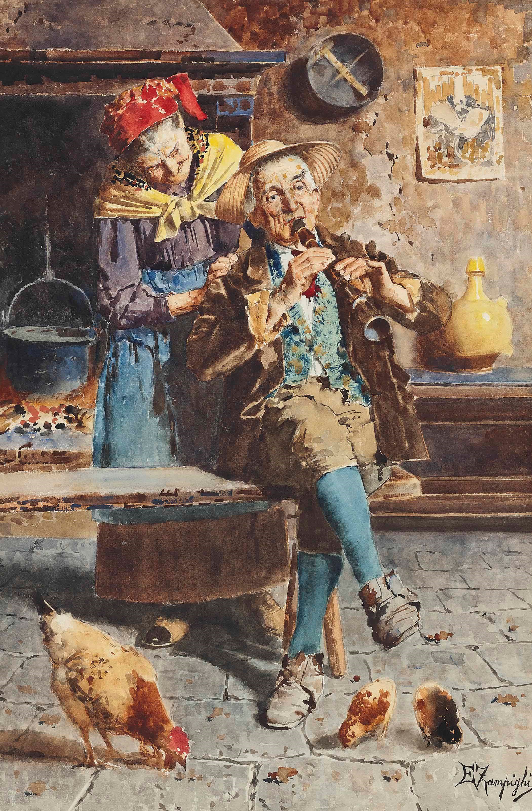 Eugenio Zampighi (Italian, 1859-1944)