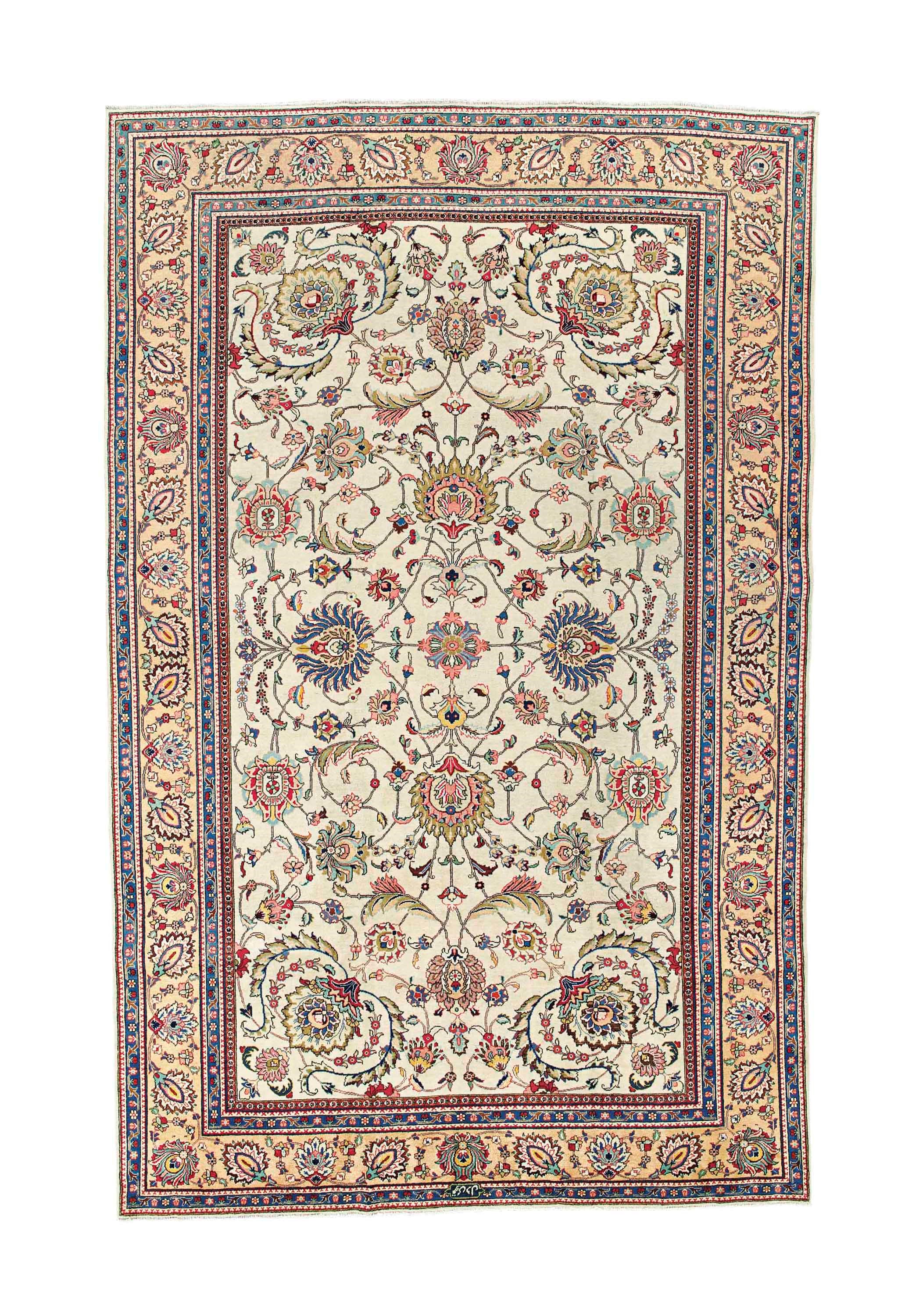 A fine Tabriz carpet