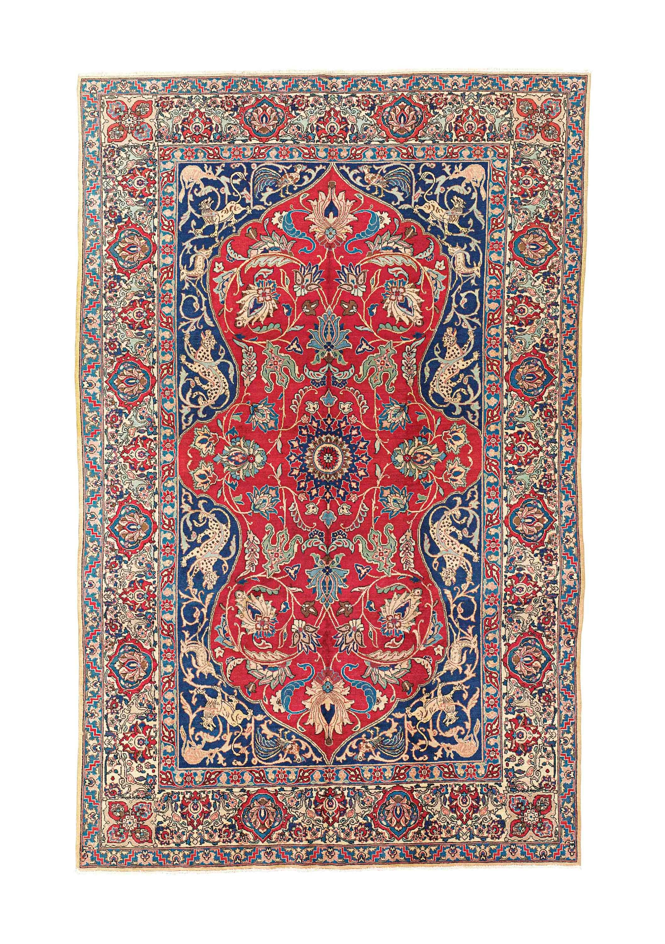 A fine Tabriz carpet