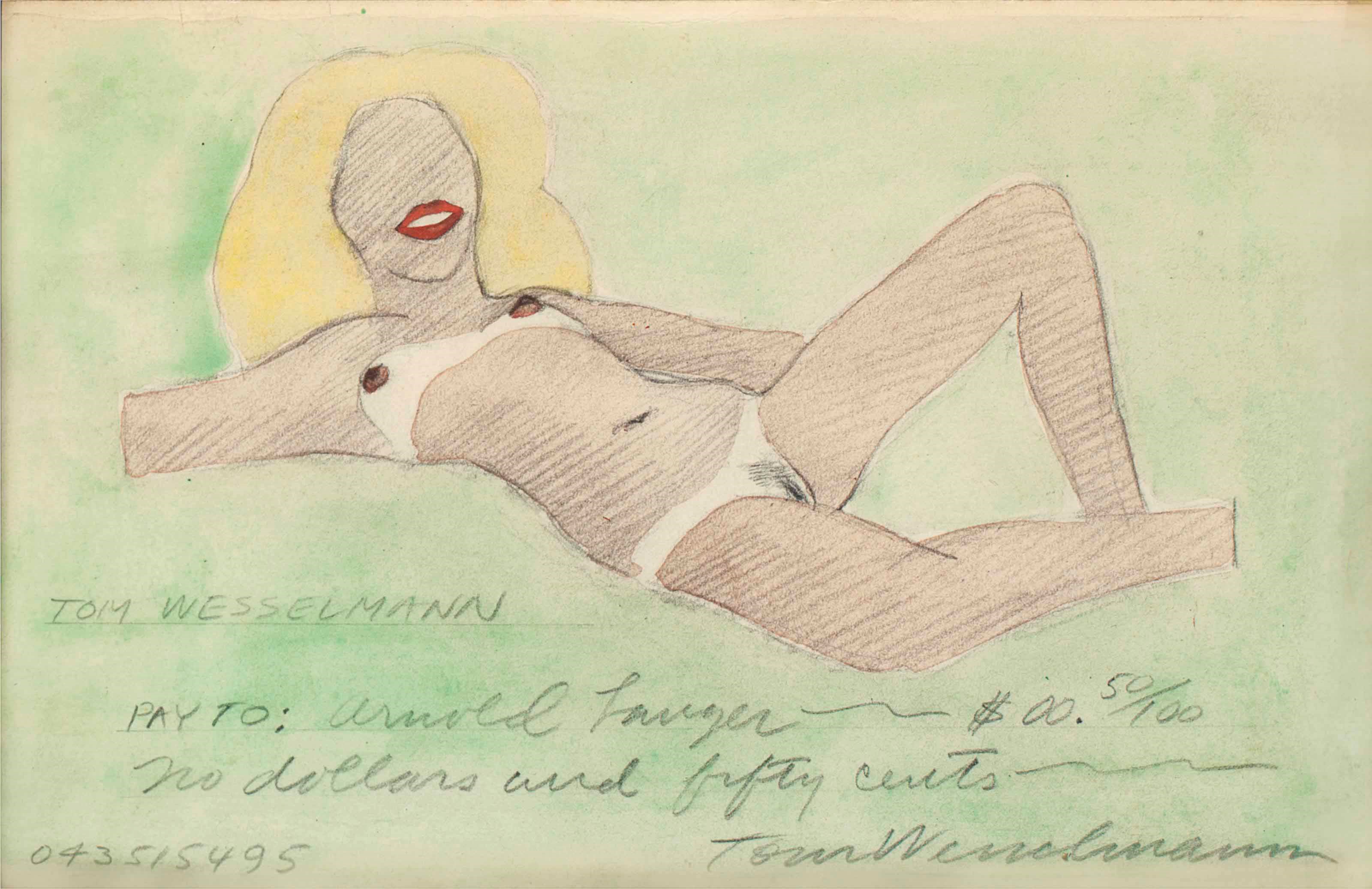 Tom Wesselmann (1931-2004)