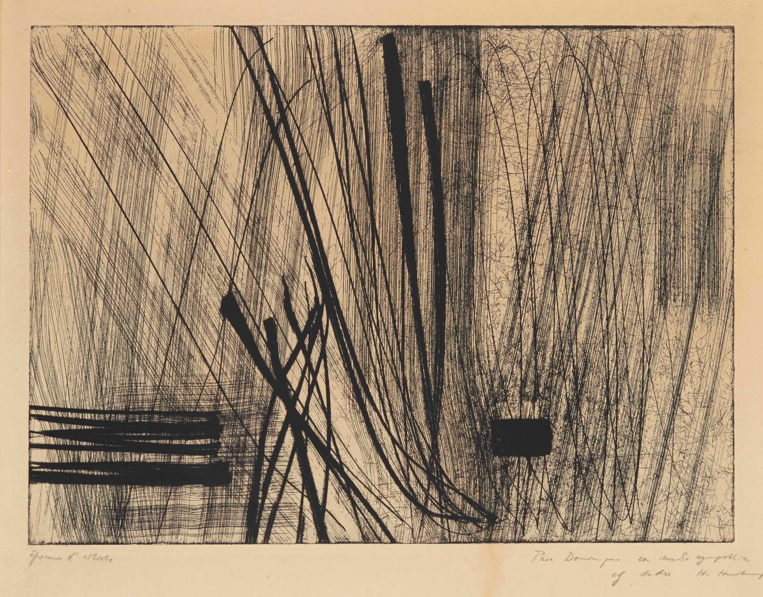 HANS HARTUNG (LEIPZIG 1904-ANTIBES 1989)