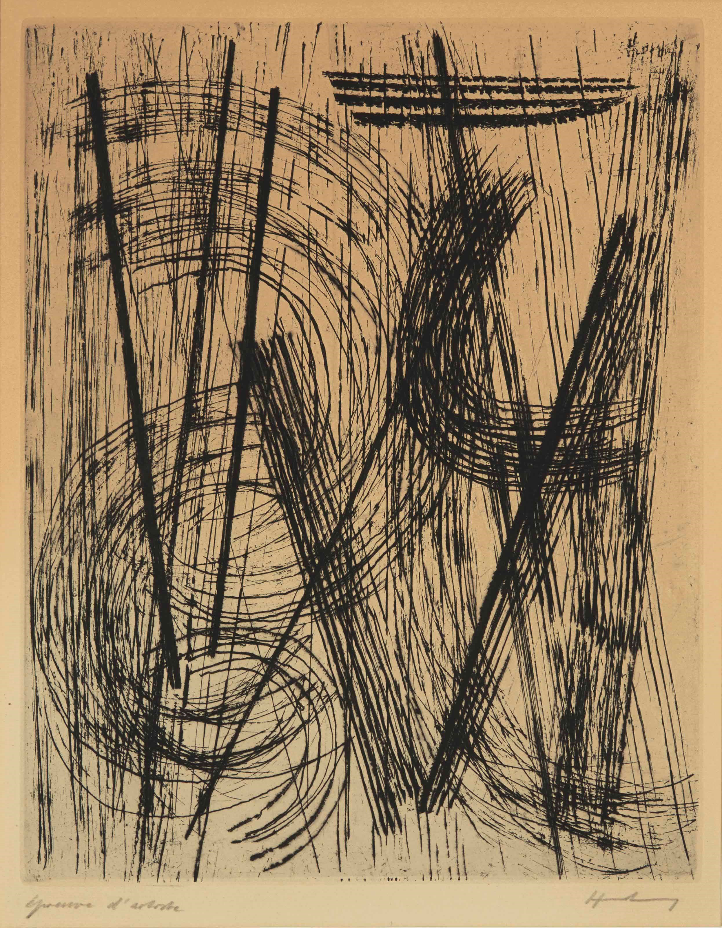 HANS HARTUNG (LEIPZIG 1904-ANTIBES 1989)
