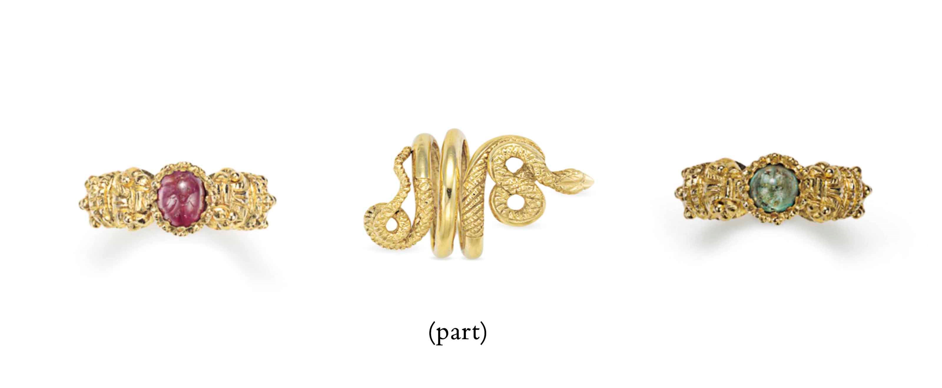 THREE GOLD RINGS