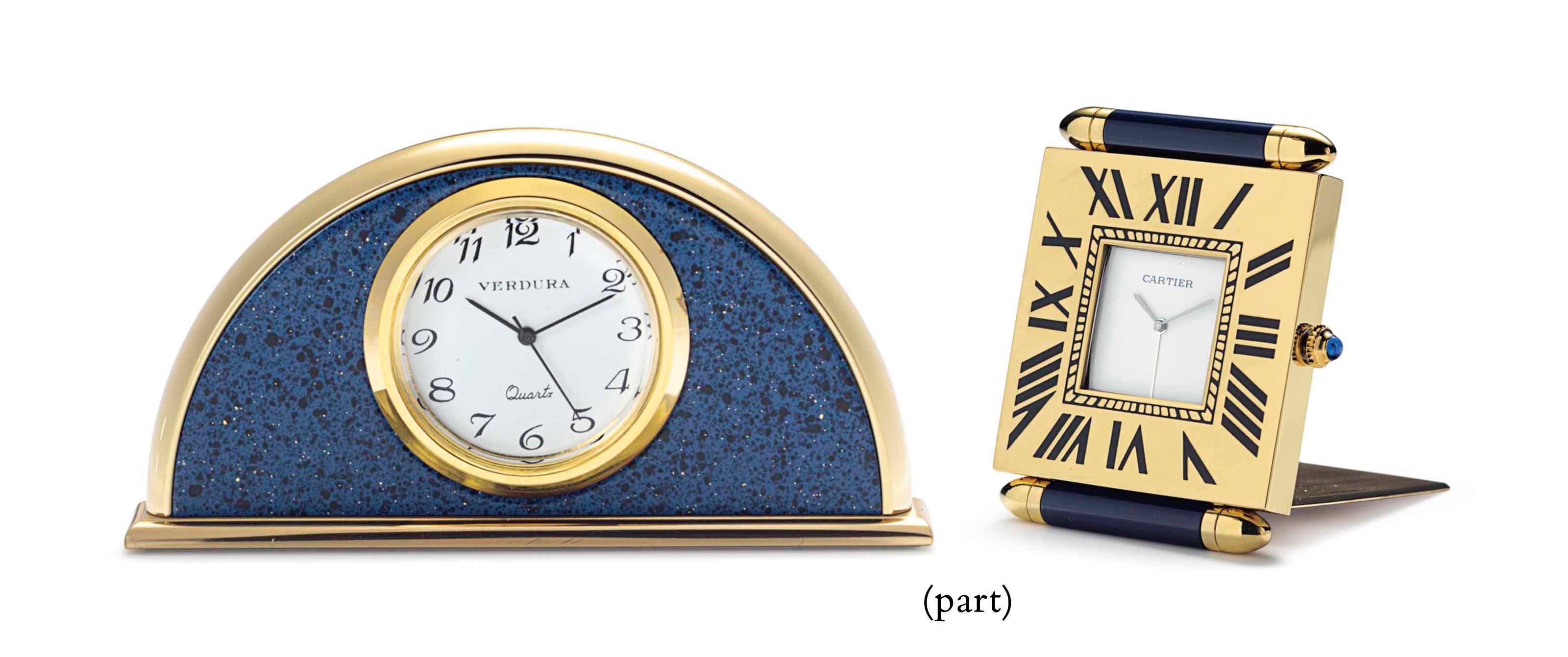 FIVE DESK CLOCKS