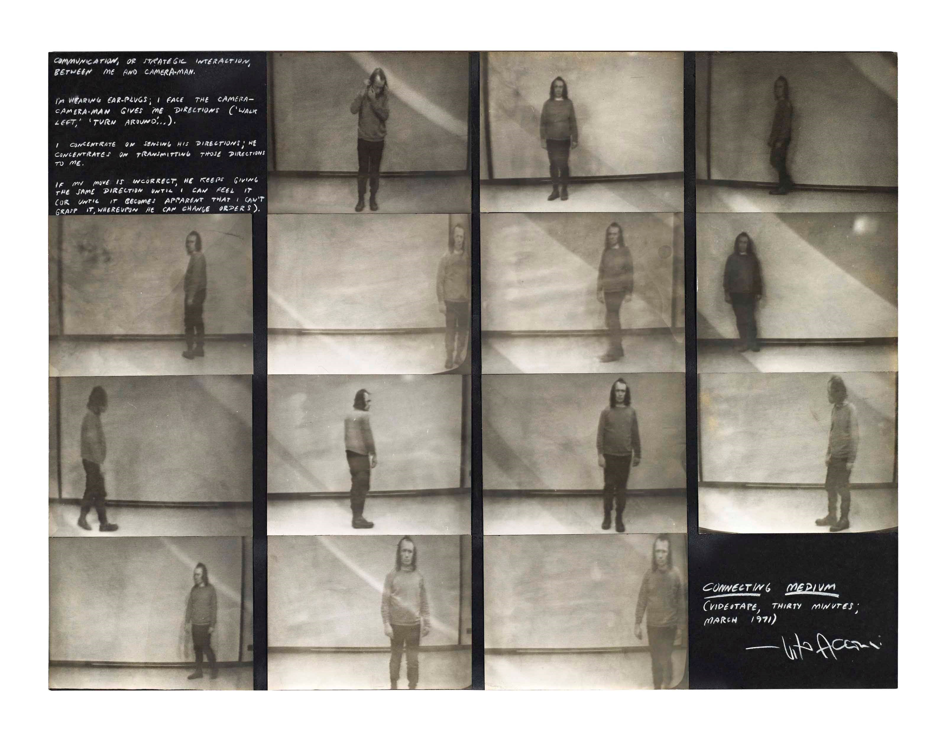 Vito Acconci (B. 1940)