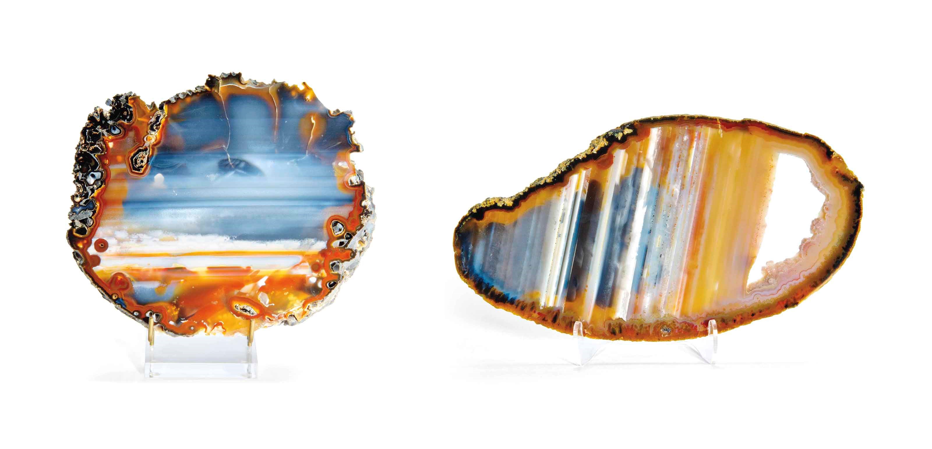 TWO AGATES