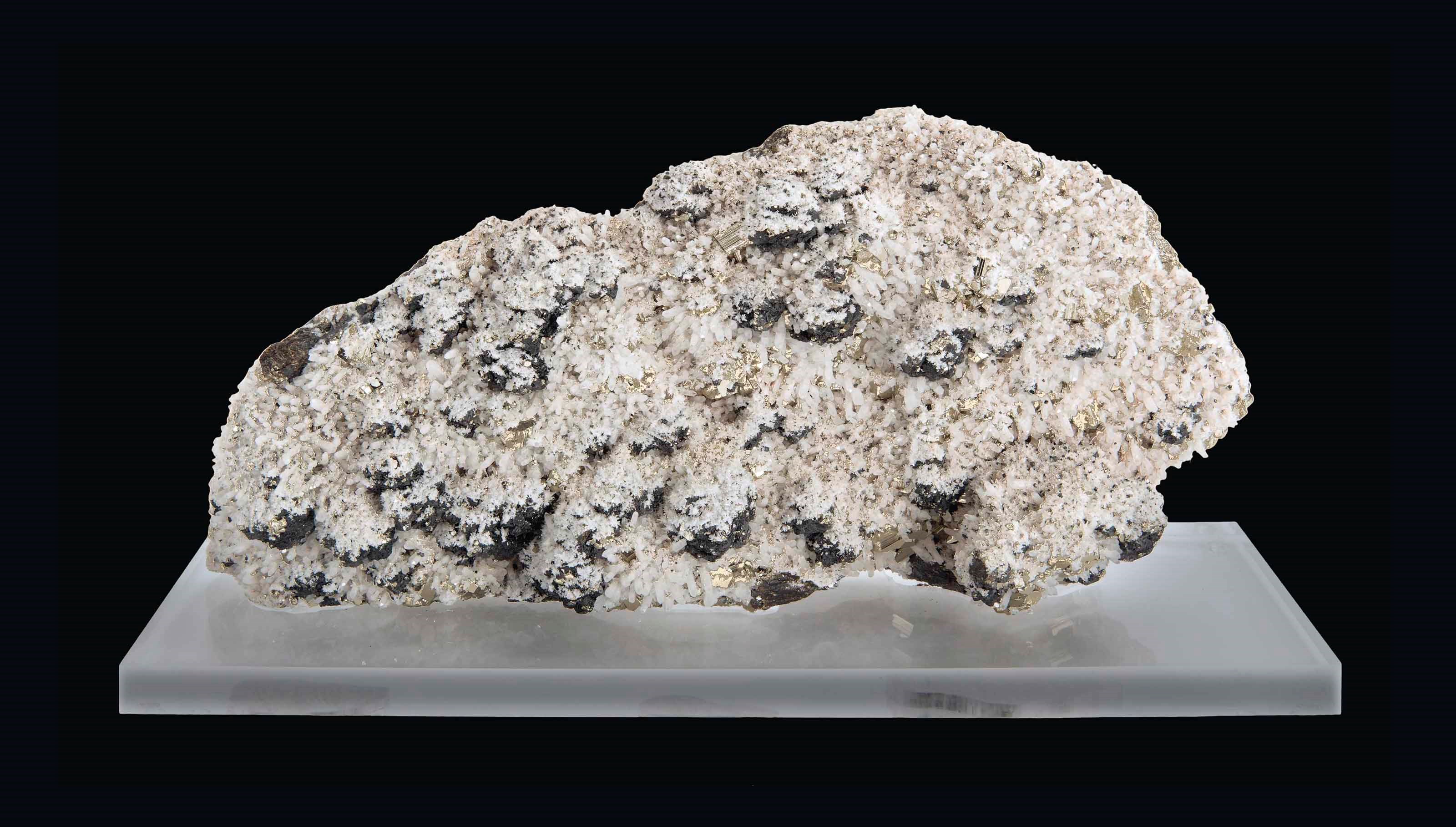 PYRITE WITH QUARTZ