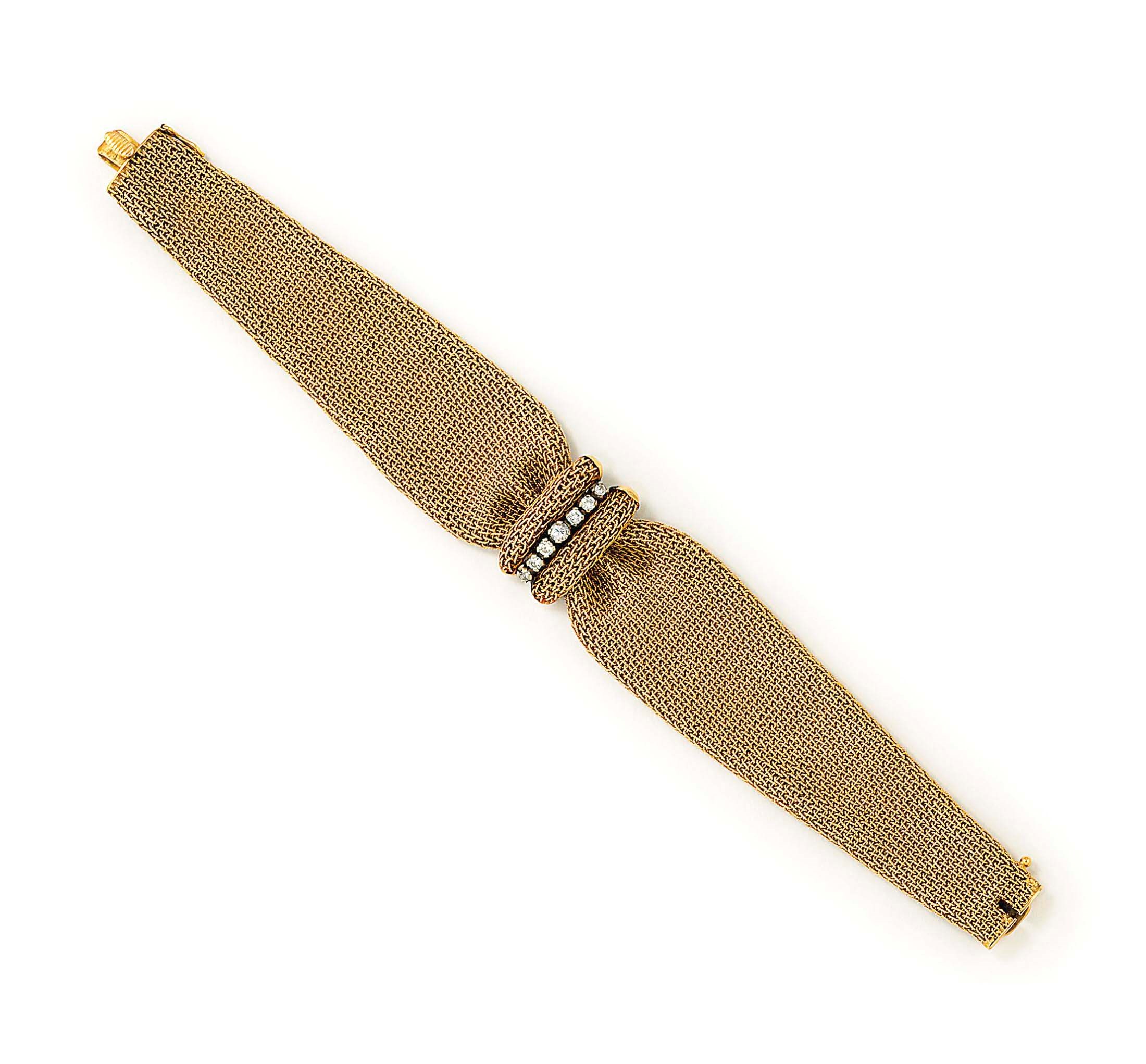 A DIAMOND-SET BRACELET