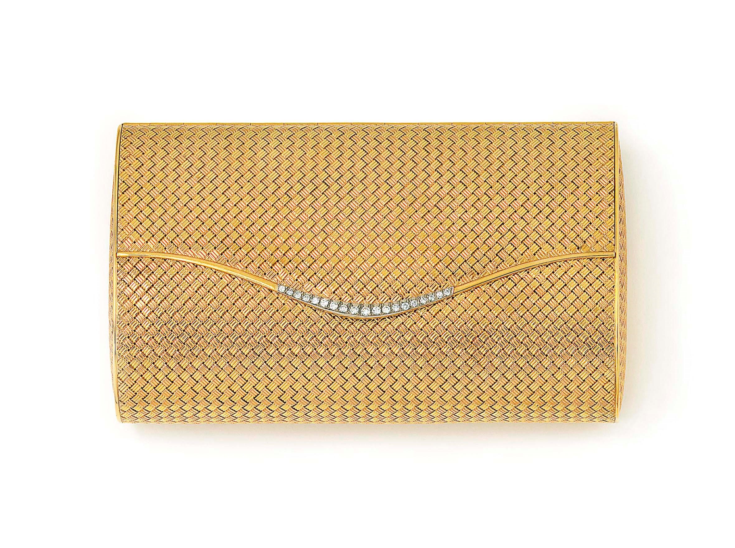 A DIAMOND-SET EVENING BAG