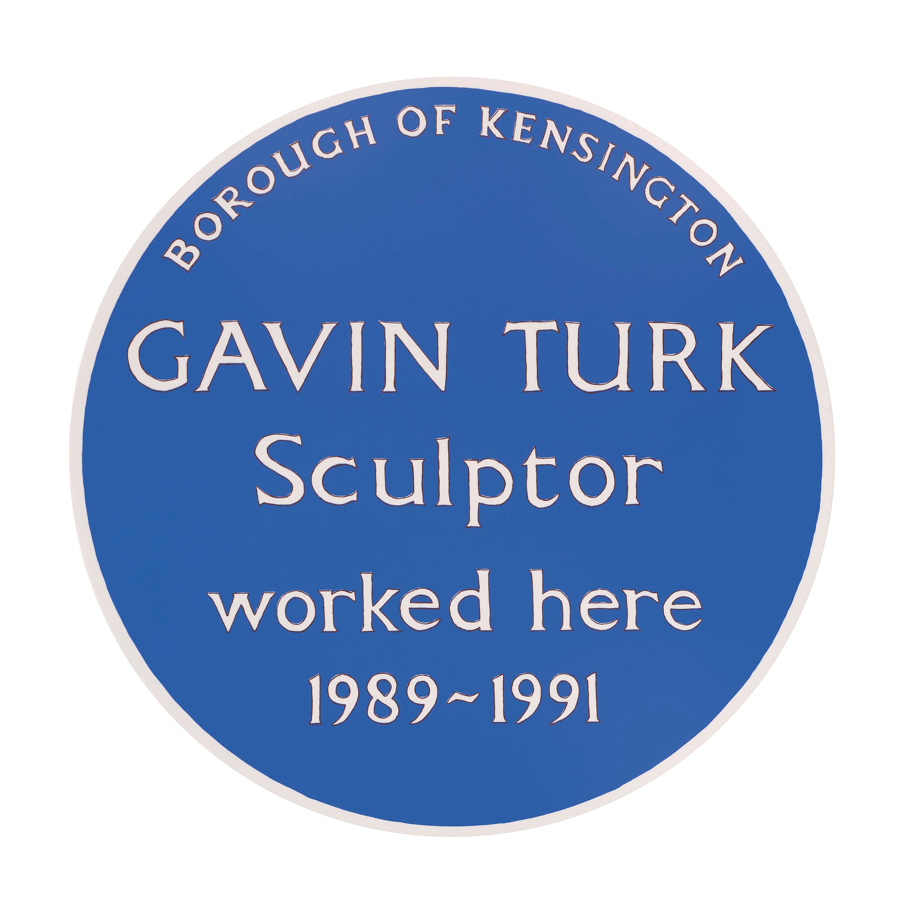 Gavin Turk (Guildford b. 1967)