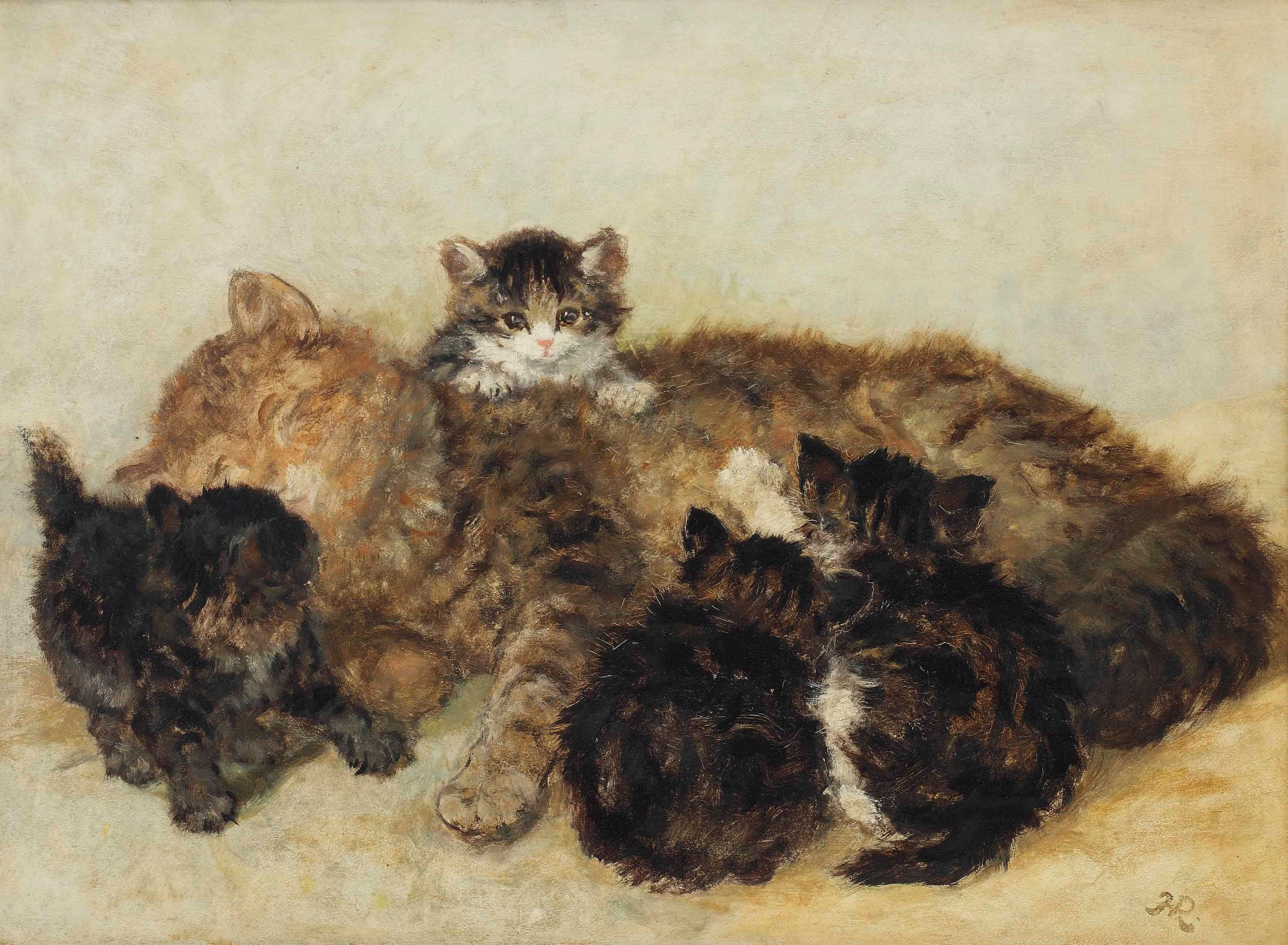 Henriette Ronner-Knip (Amsterdam 1821-1909 Elsene)