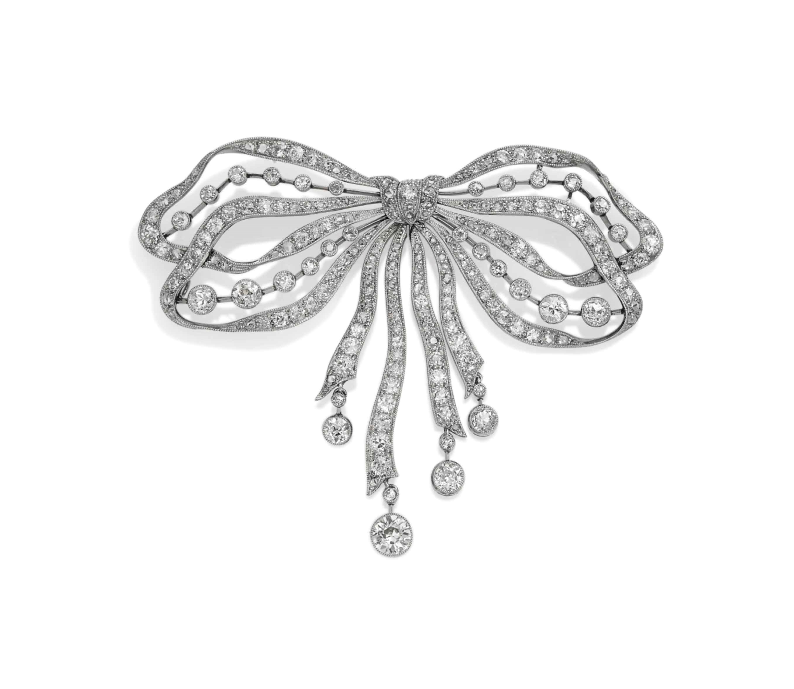 BROCHE BELLE ÉPOQUE DIAMANTS