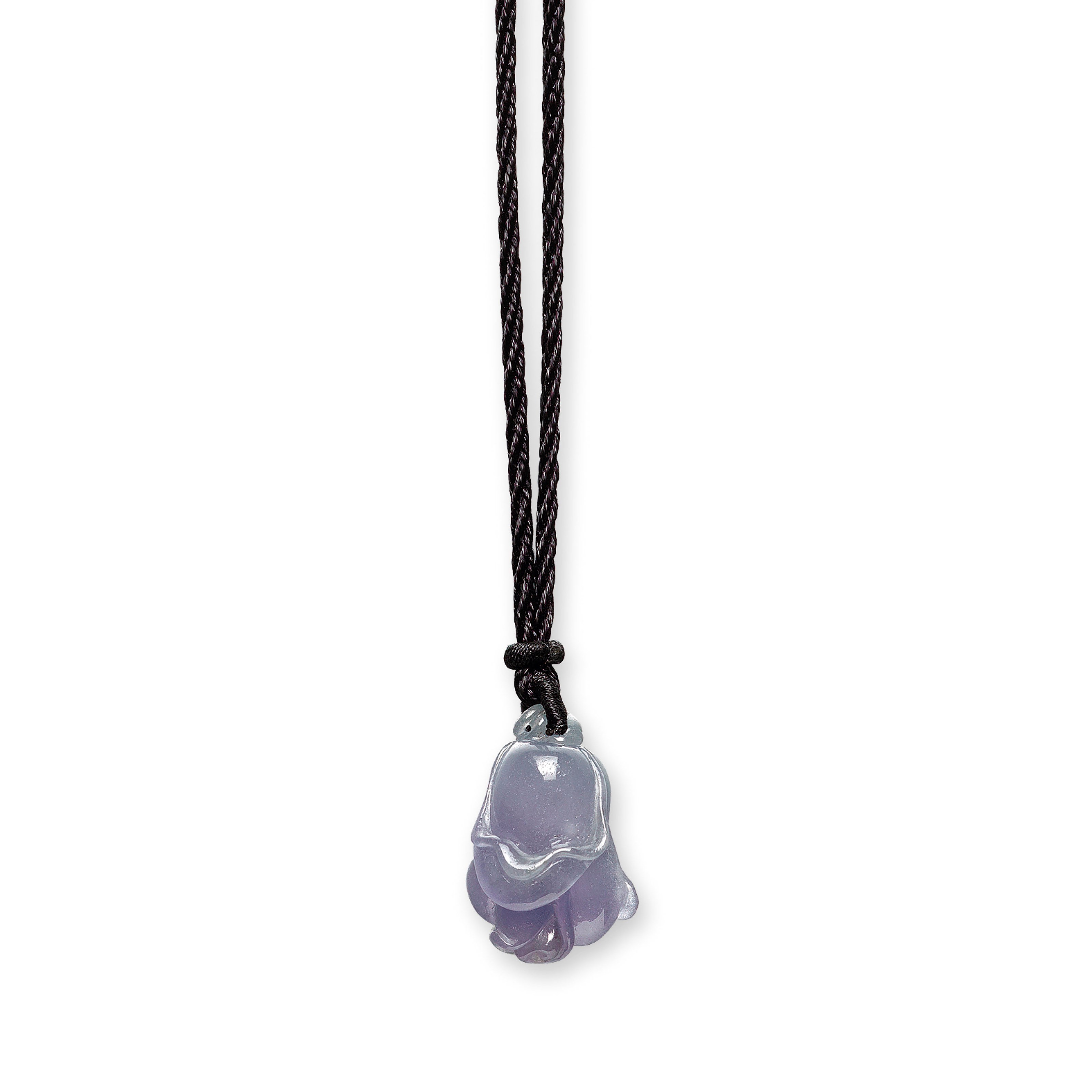 A JADEITE PENDANT NECKLACE