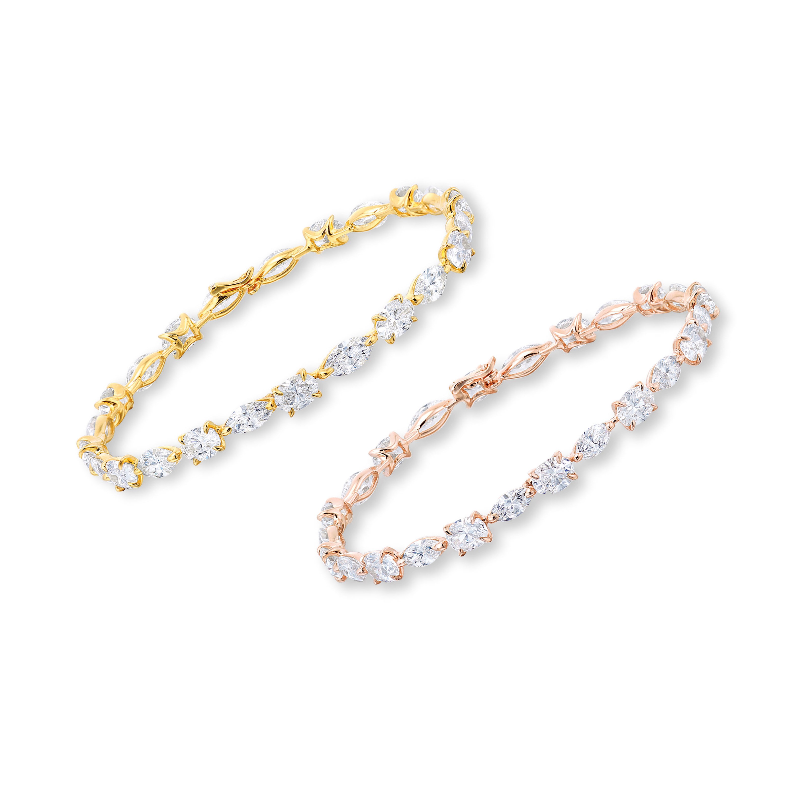 TWO DIAMOND BANGLES