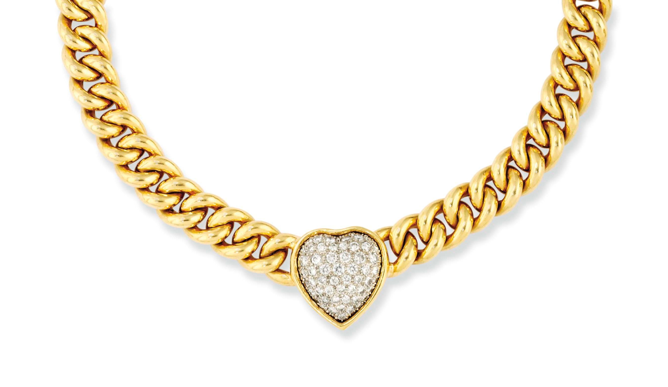 A DIAMOND-SET NECKLACE