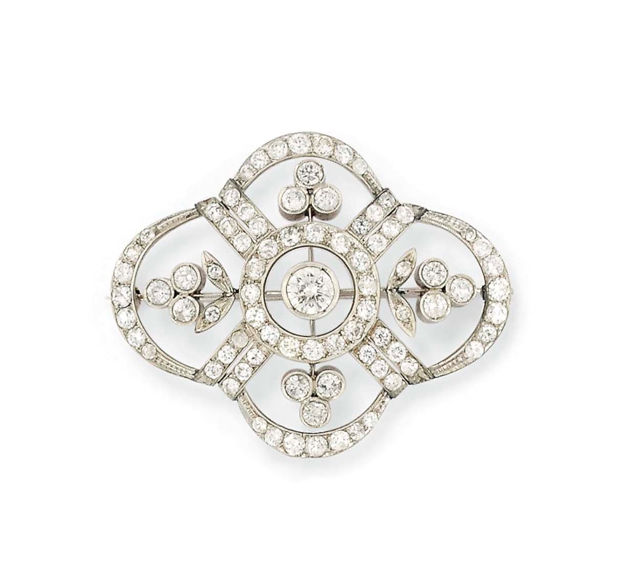 A DIAMOND BROOCH
