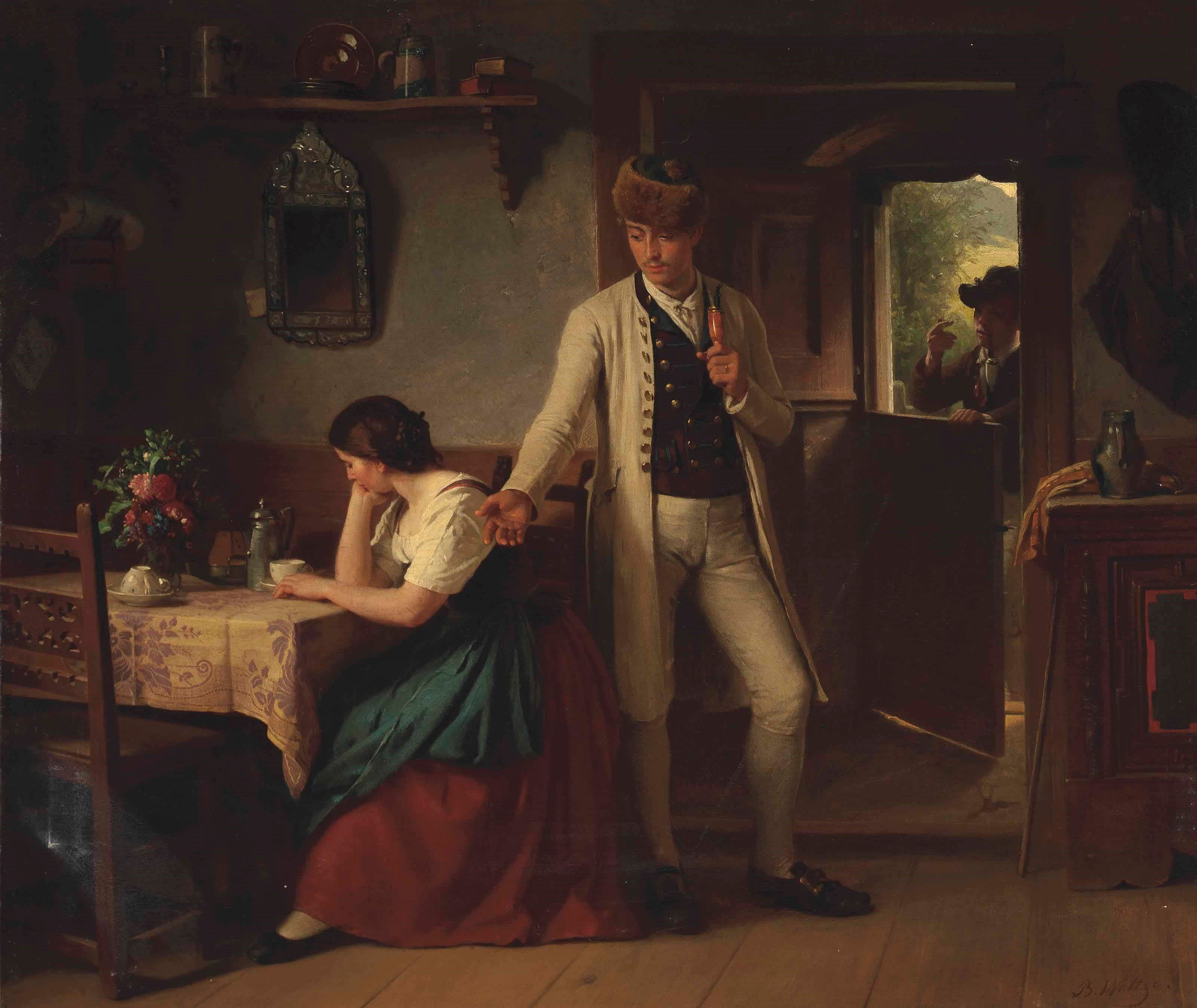 Berthold Woltze (German, 1829-1896)