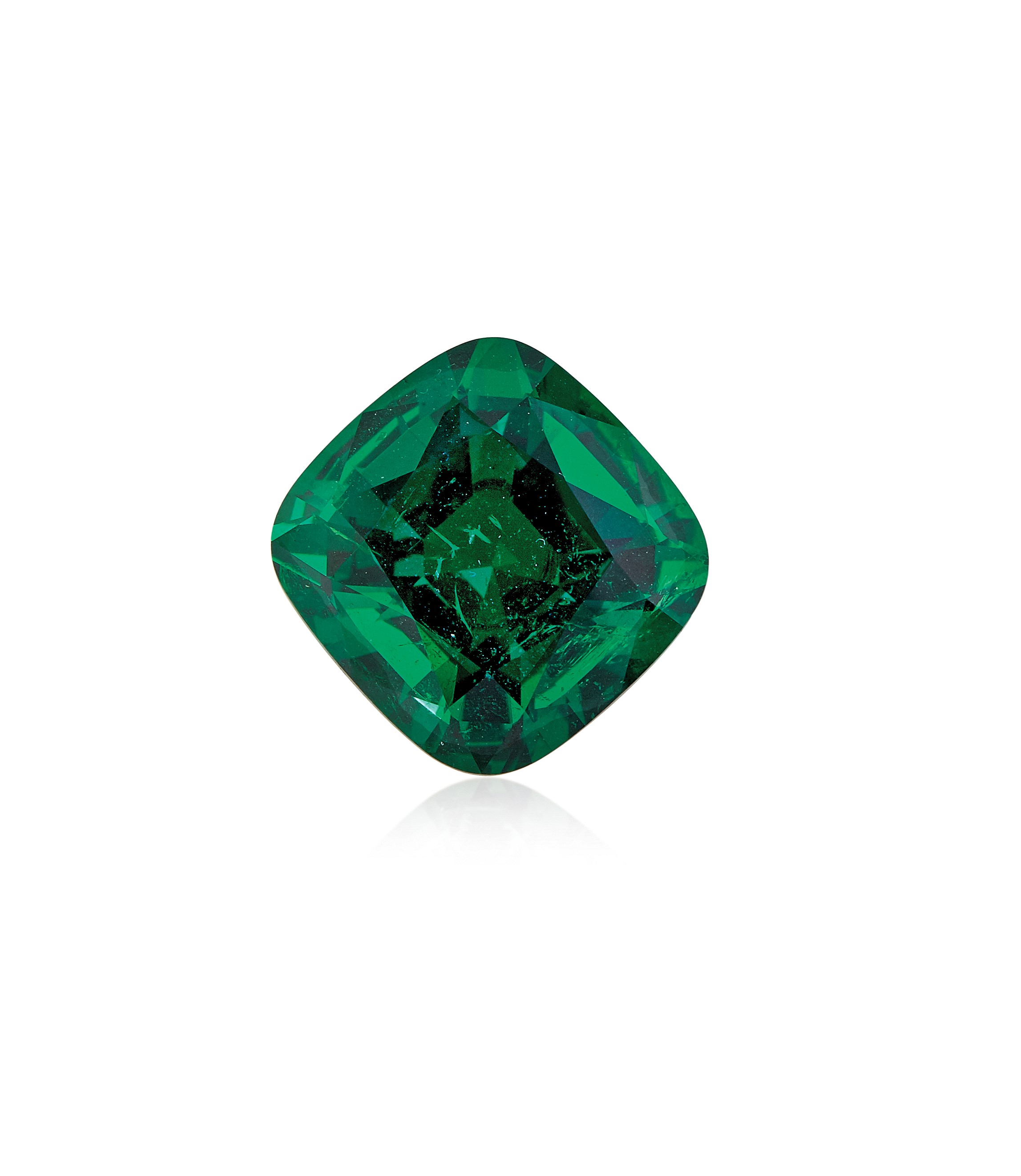 A RARE UNMOUNTED EMERALD