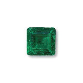 AN UNMOUNTED EMERALD