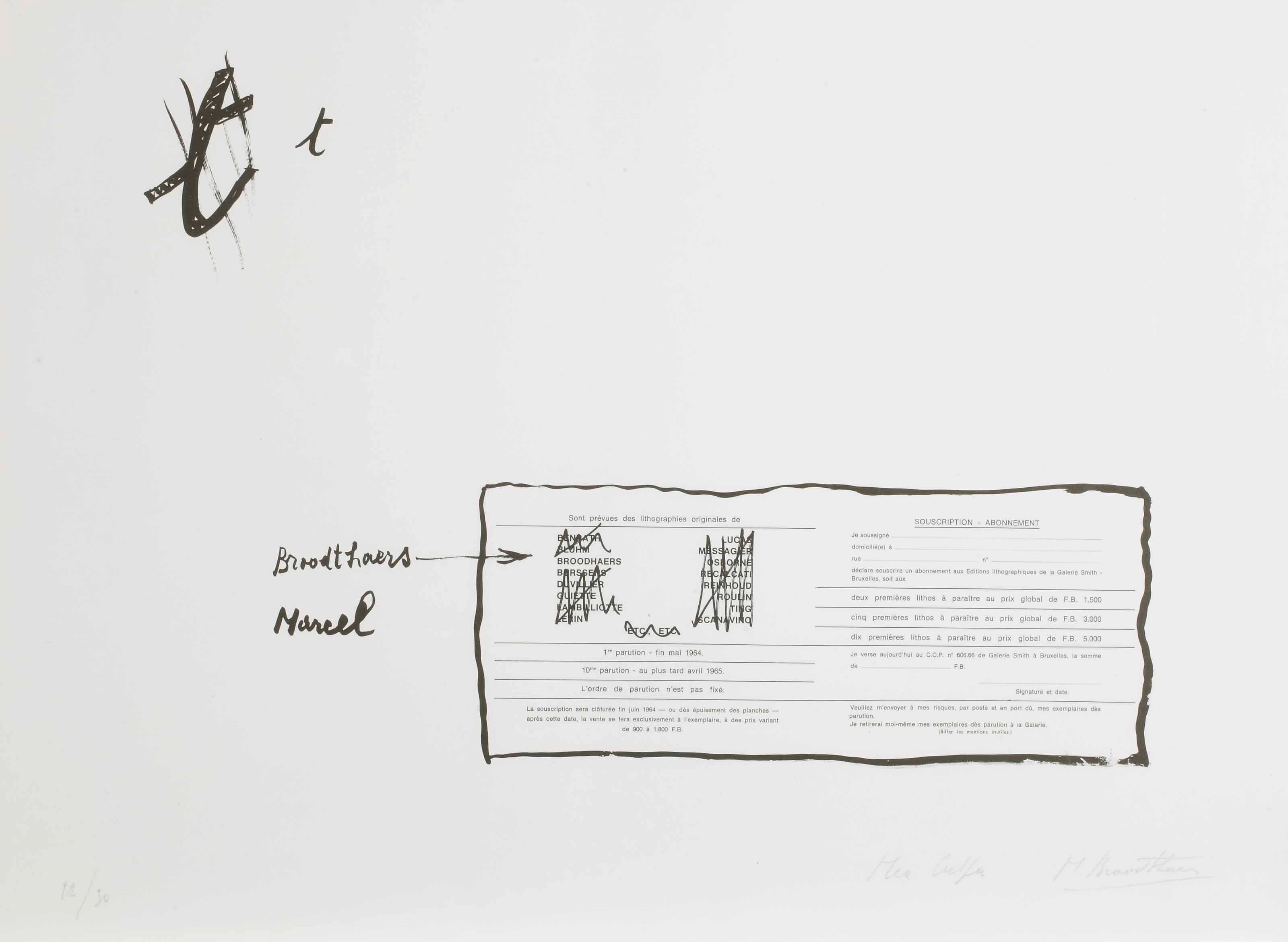 Marcel Broodthaers (1924-1976)