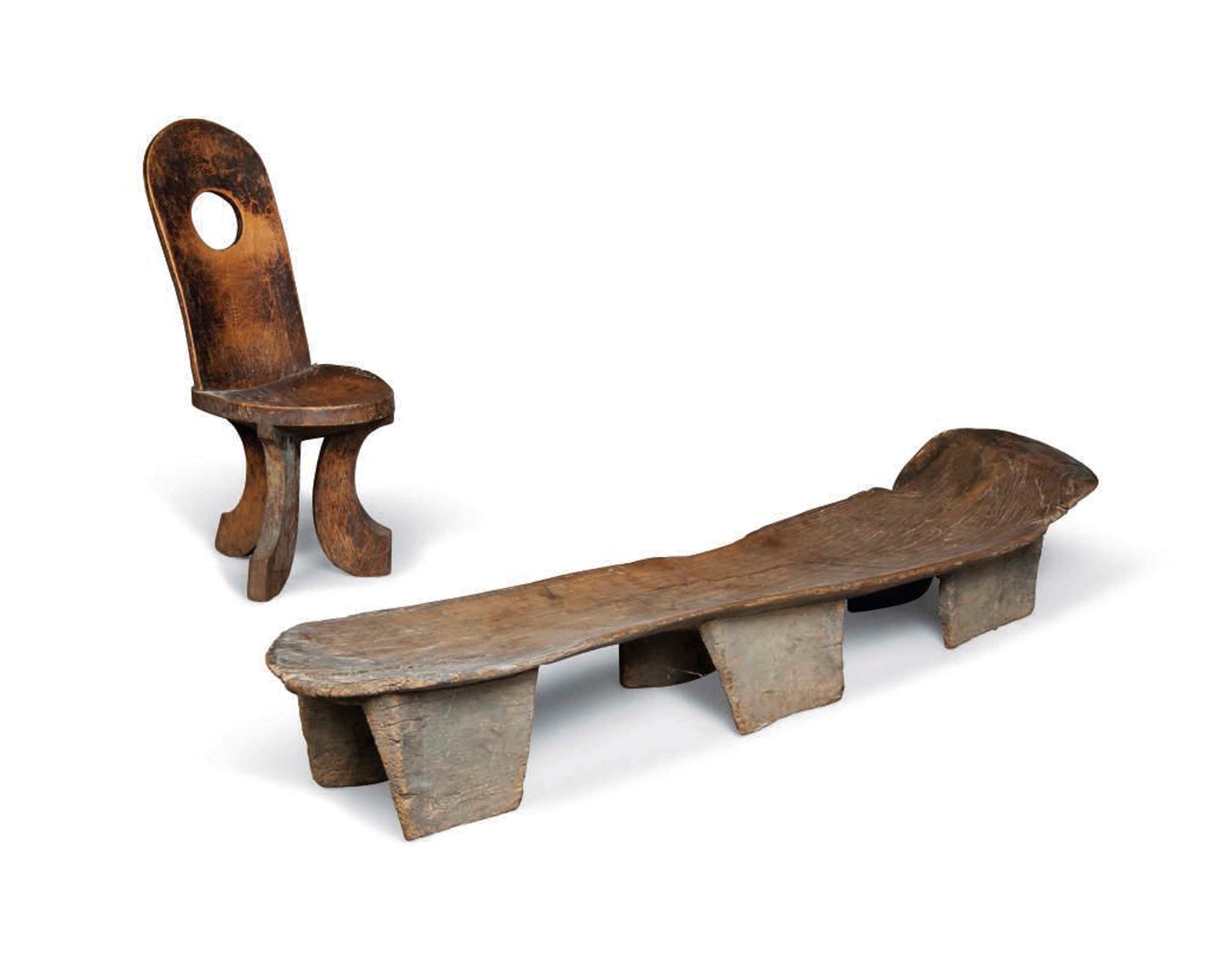 AN ELM CHAIR