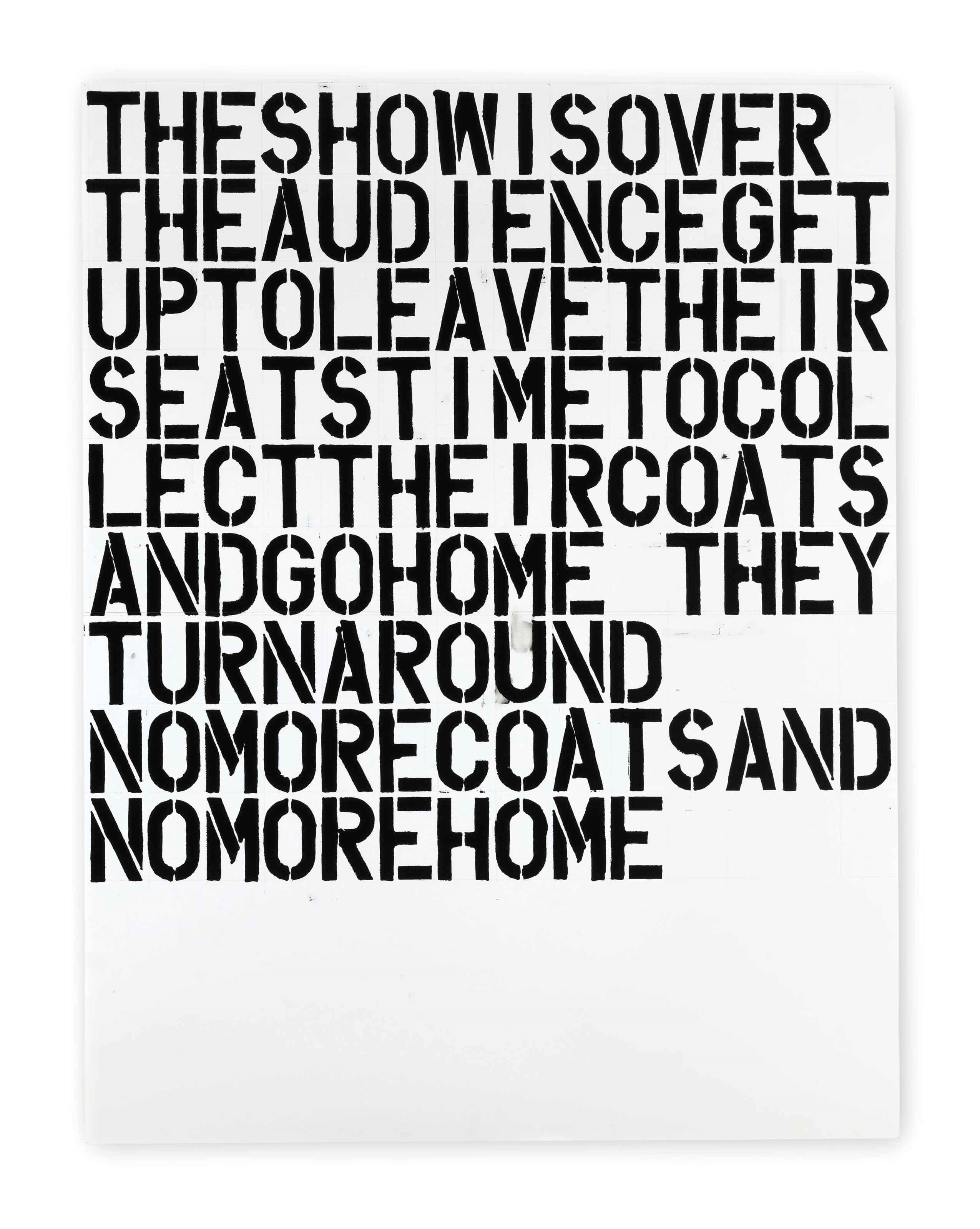 Christopher Wool (B. 1955)