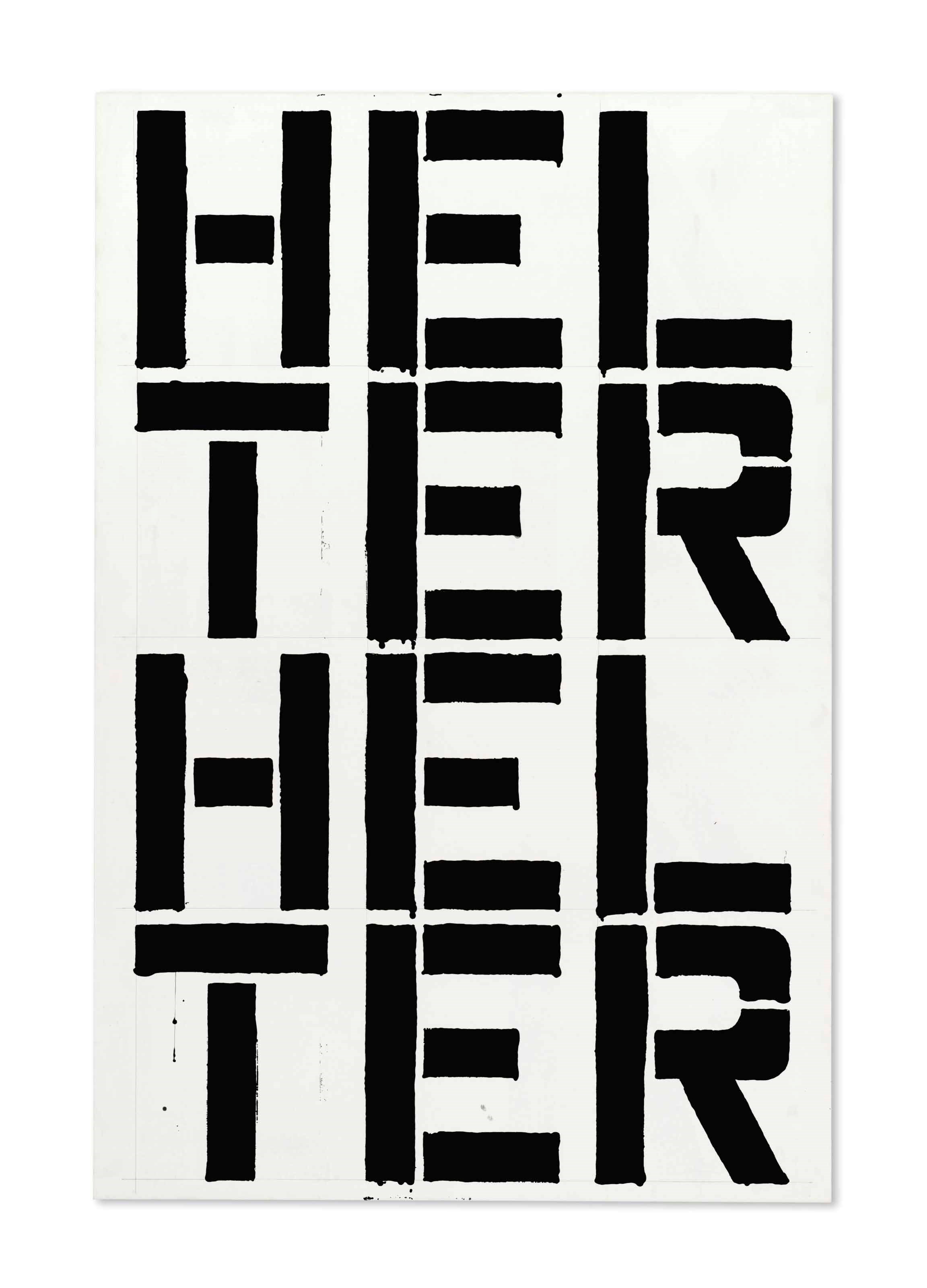 Christopher Wool (B. 1955)
