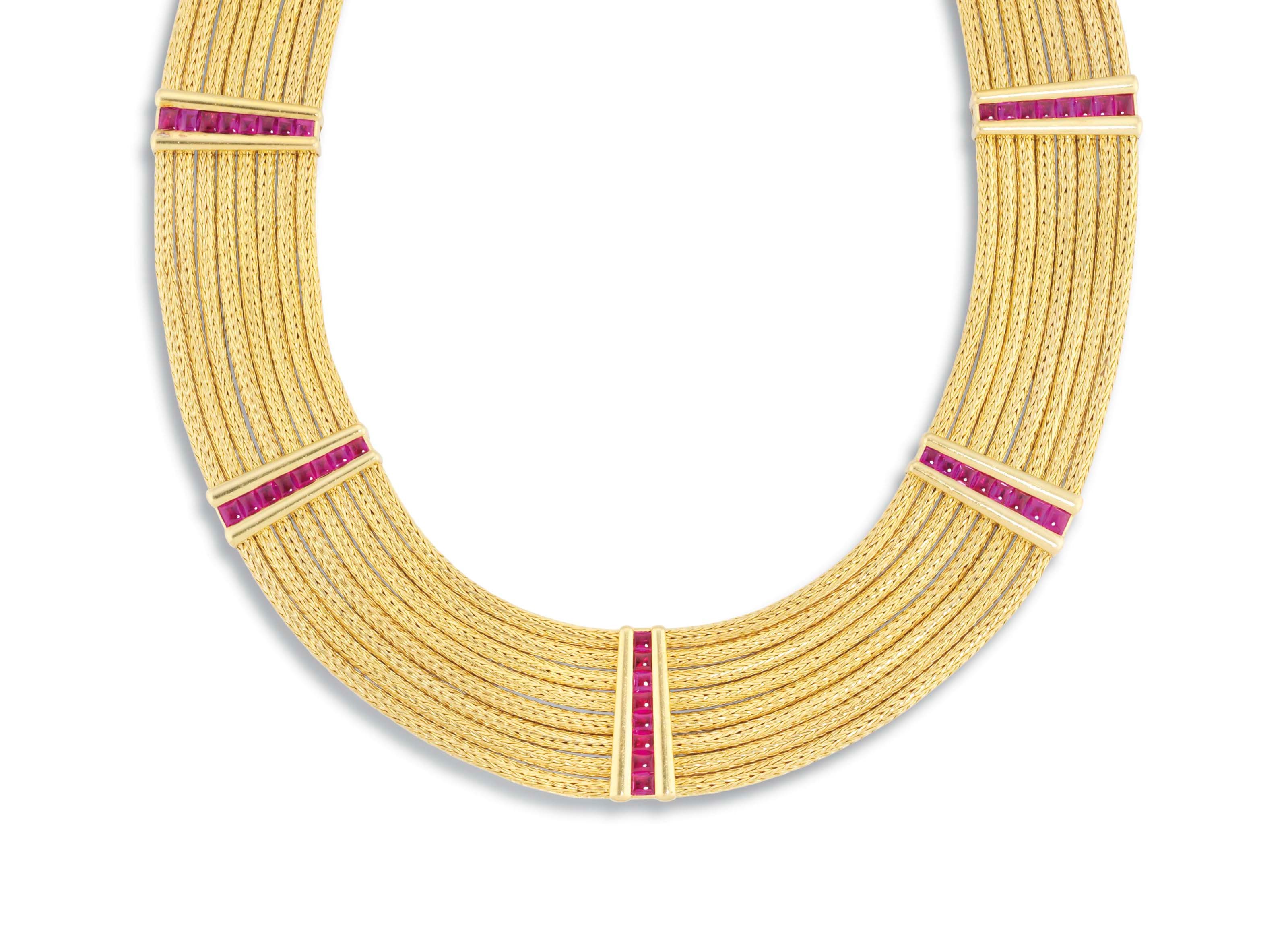 COLLIER RUBIS, PAR HEMMERLE